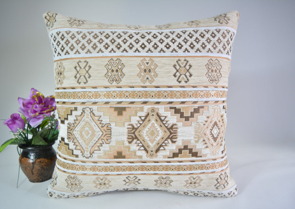 Unique Design, Premium quality machine woven fabric, 16x16inc. // 40x40cm., Unique, Stylish & Elegant Home Decor, Authentic Pillow Cover, Luxury Cushion Cover – Unique Pattern,