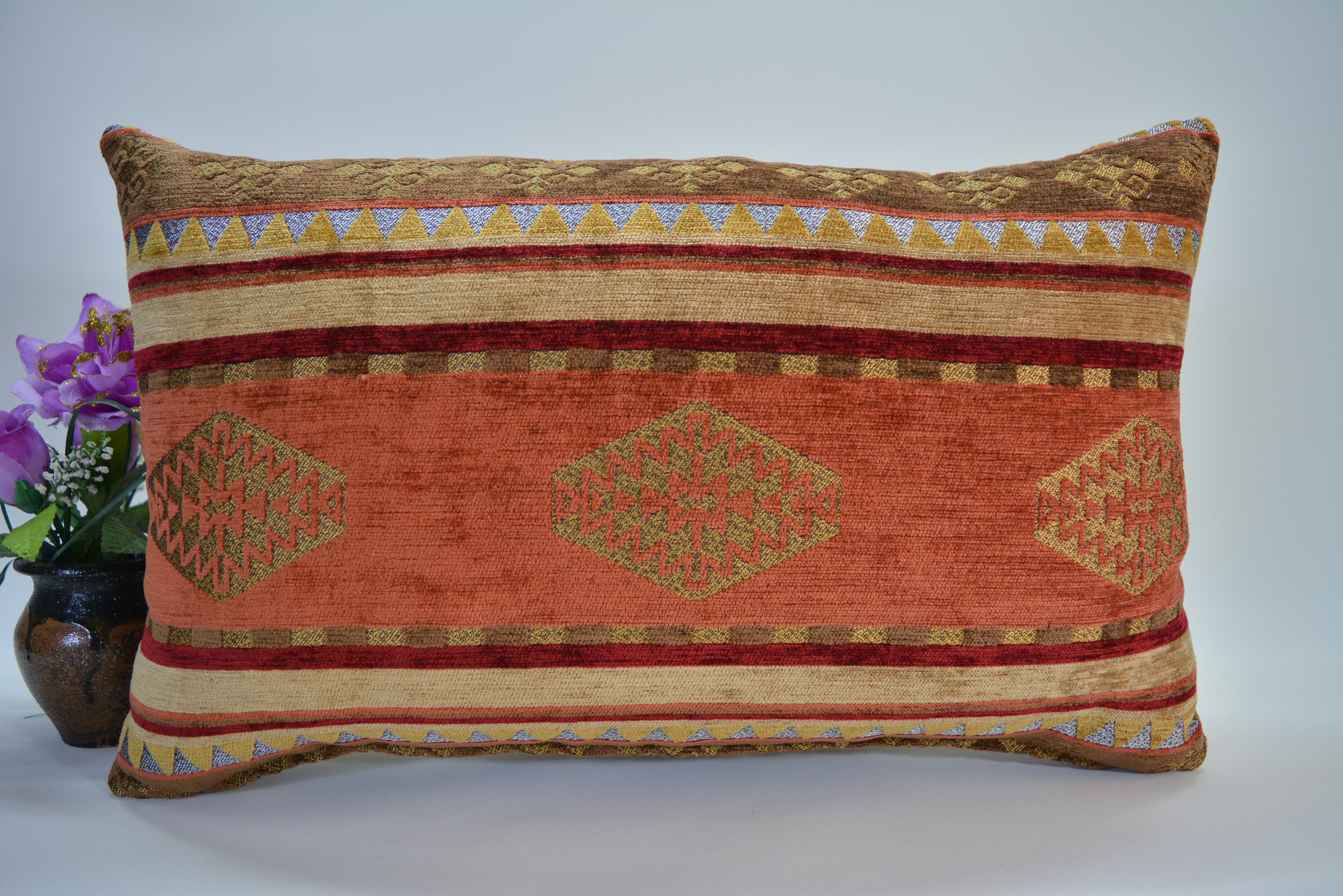 Unique Design, Premium quality machine woven fabric, 12x20inc. // 30x50cm., Unique, Stylish & Elegant Home Decor, Authentic Pillow Cover, Luxury Cushion Cover – Unique Pattern,