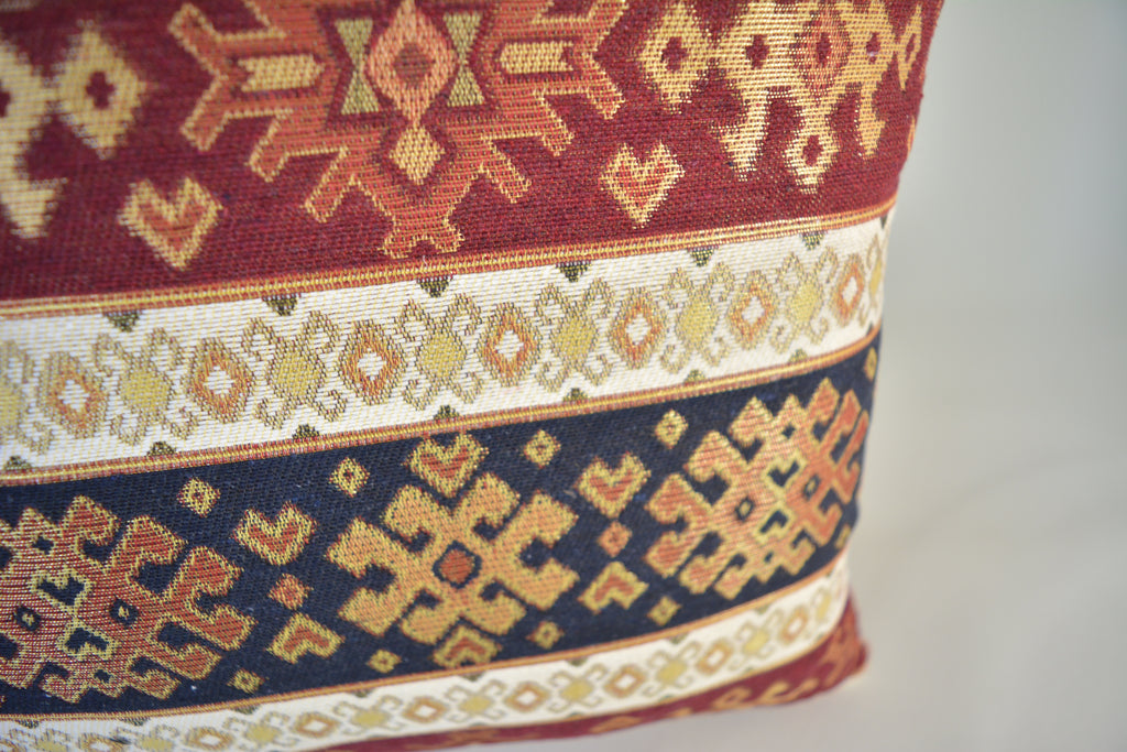 Unique Design, Premium quality machine woven fabric, 16x16inc. // 40x40cm., Unique, Stylish & Elegant Home Decor, Authentic Pillow Cover, Luxury Cushion Cover – Unique Pattern,