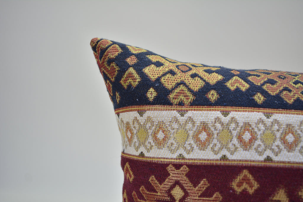 Exclusief Bohemian Stijl Kussen van Oorspronkelijk Handgeweven Kelim 12x20inc. // 30x50cm., Unique, Stylish & Elegant Home Decor,