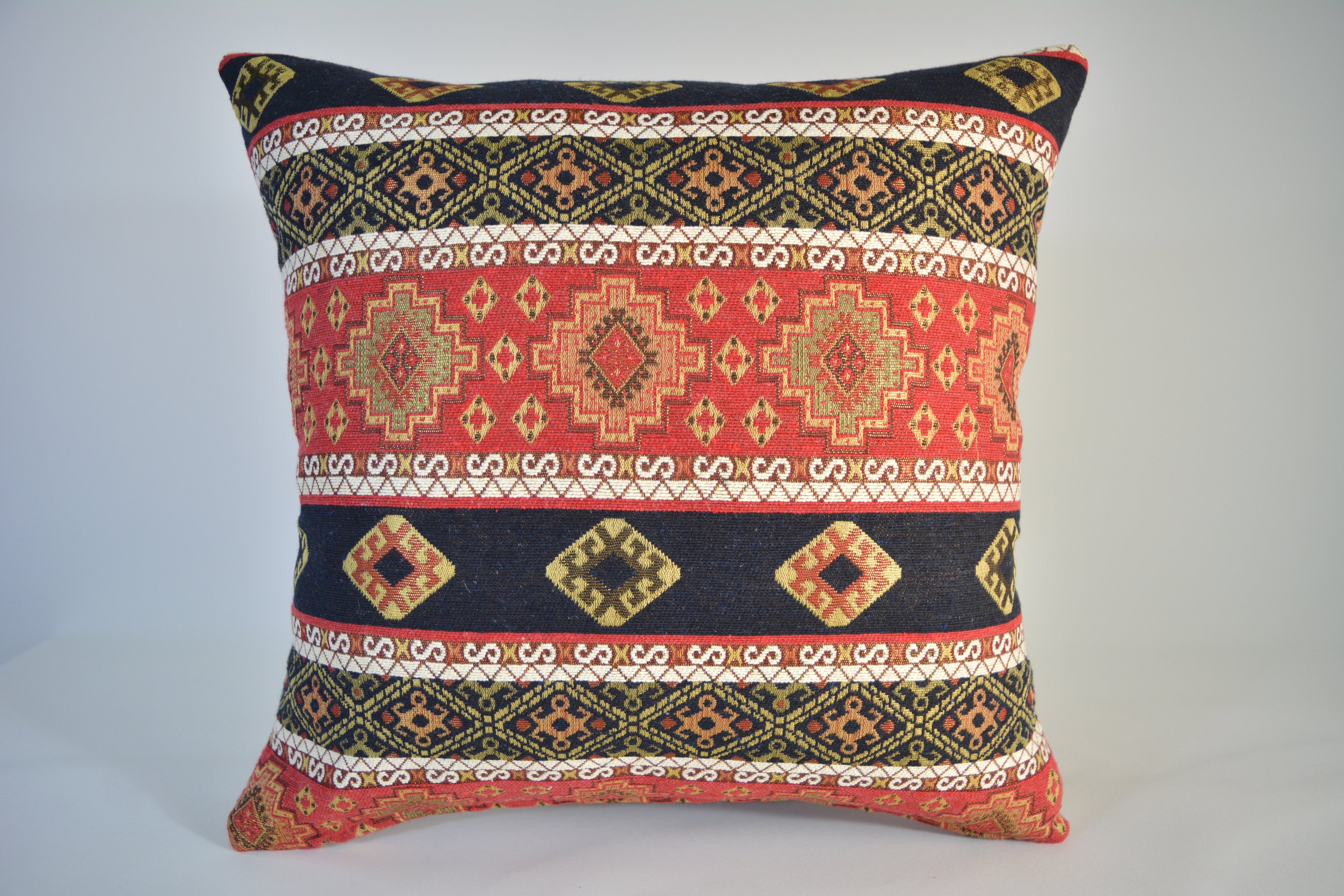 Unique Design, Premium quality machine woven fabric, 16x16inc. // 40x40cm., Unique, Stylish & Elegant Home Decor, Authentic Pillow Cover, Luxury Cushion Cover – Unique Pattern,