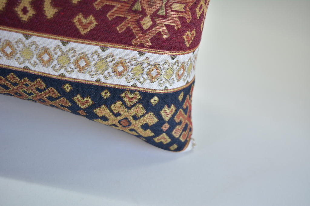 Exclusief Bohemian Stijl Kussen van Oorspronkelijk Handgeweven Kelim 12x20inc. // 30x50cm., Unique, Stylish & Elegant Home Decor,