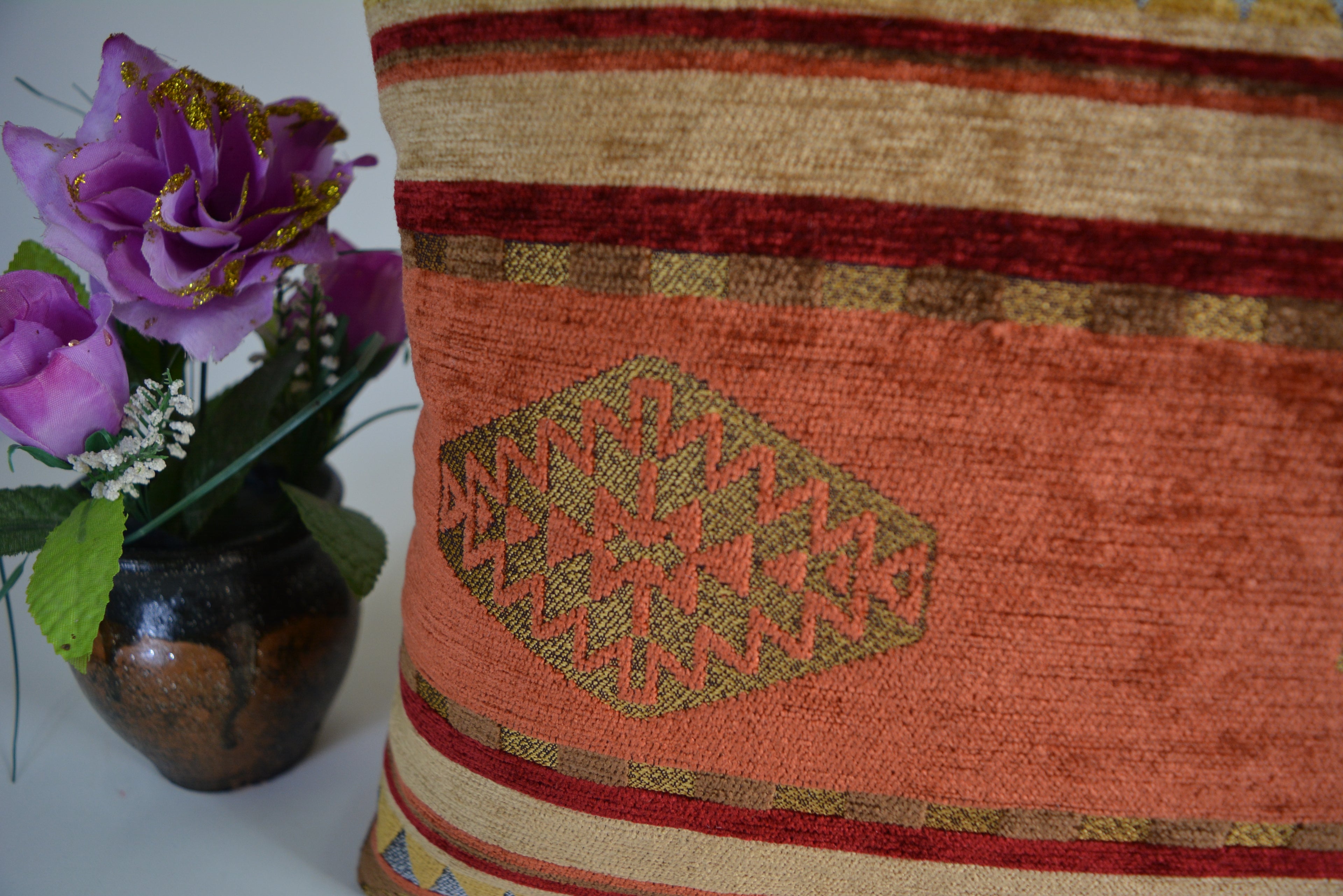Unique Design, Premium quality machine woven fabric, 12x20inc. // 30x50cm., Unique, Stylish & Elegant Home Decor, Authentic Pillow Cover, Luxury Cushion Cover – Unique Pattern,