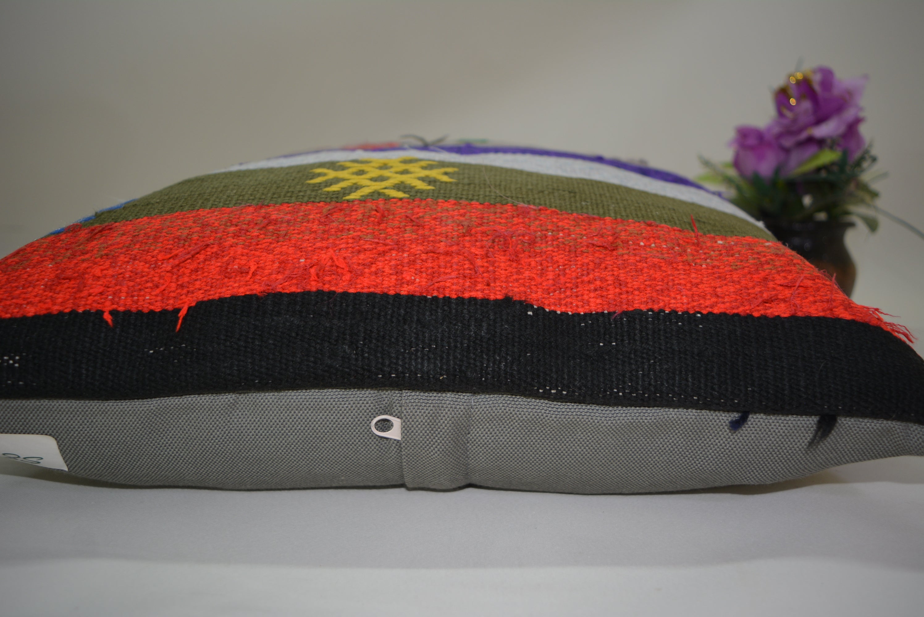 Exclusieve Boho Stijl Kelim Kussenhoes 40x40cm. // 16x16in.
