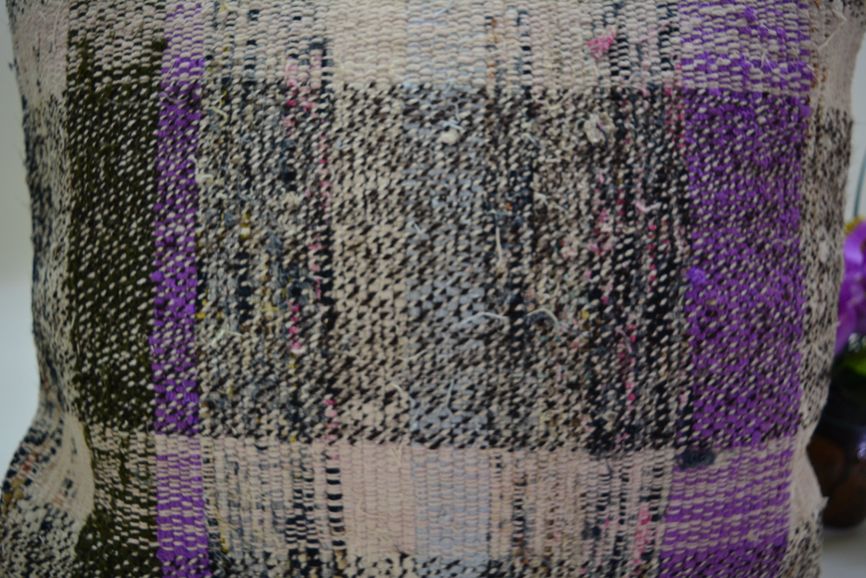 Exclusieve Boho Stijl Kelim Kussenhoes 40x40cm. // 16x16in.