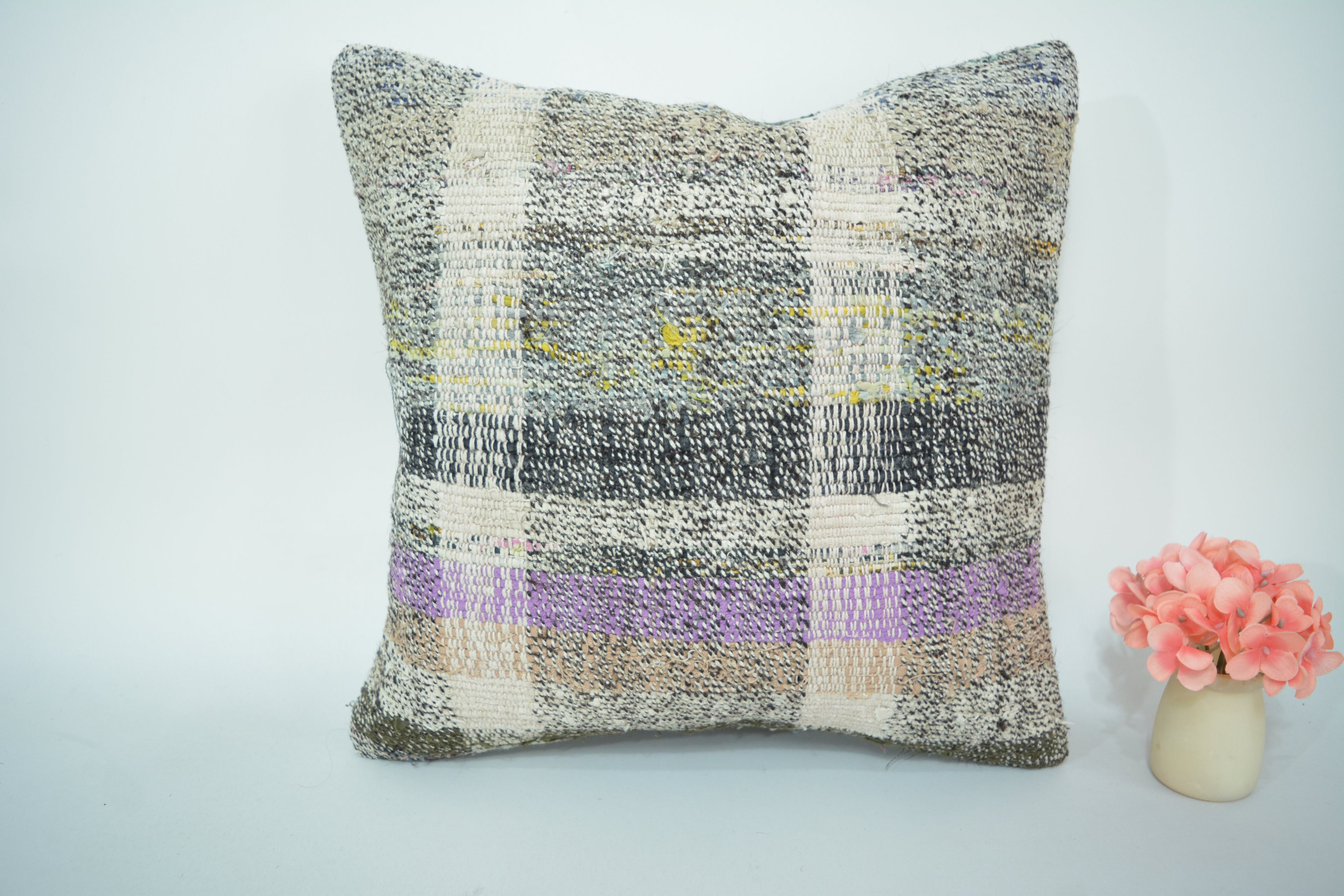 Authentiek, Ecologisch en Handgeweven 40x40cm. // 16x16in.
