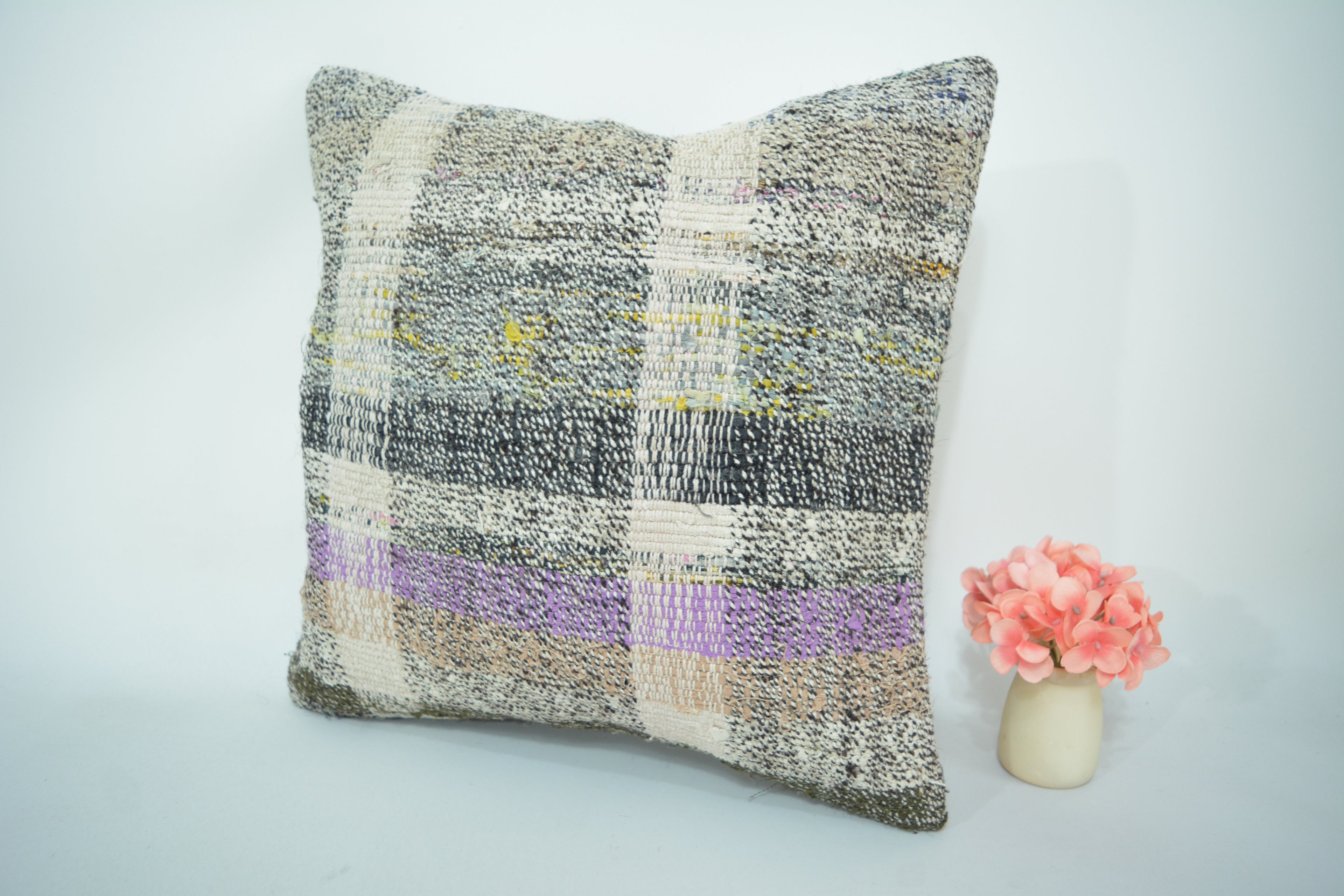 Authentiek, Ecologisch en Handgeweven 40x40cm. // 16x16in.