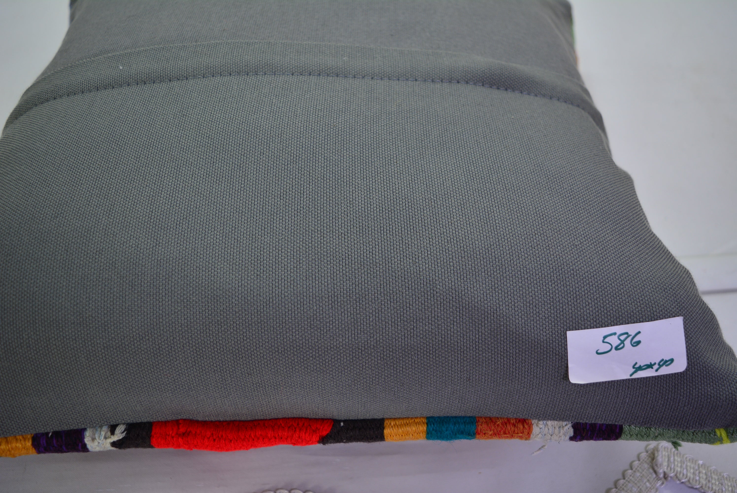 Exclusieve Boho Stijl Kelim Kussenhoes 40x40cm. // 16x16in.