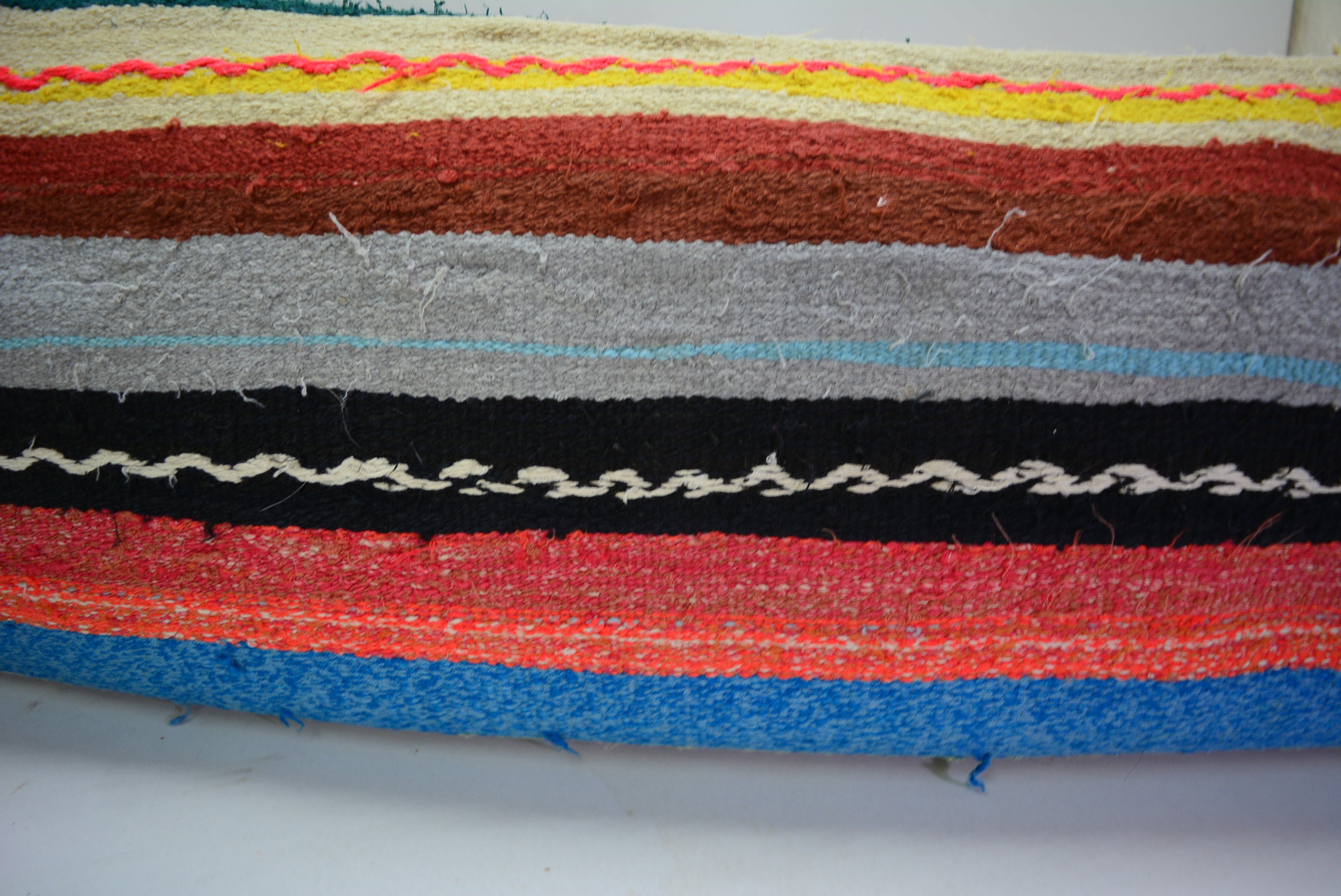Uniek Handgemaakt Kelim Kussen 30x90cm. // 12x35in