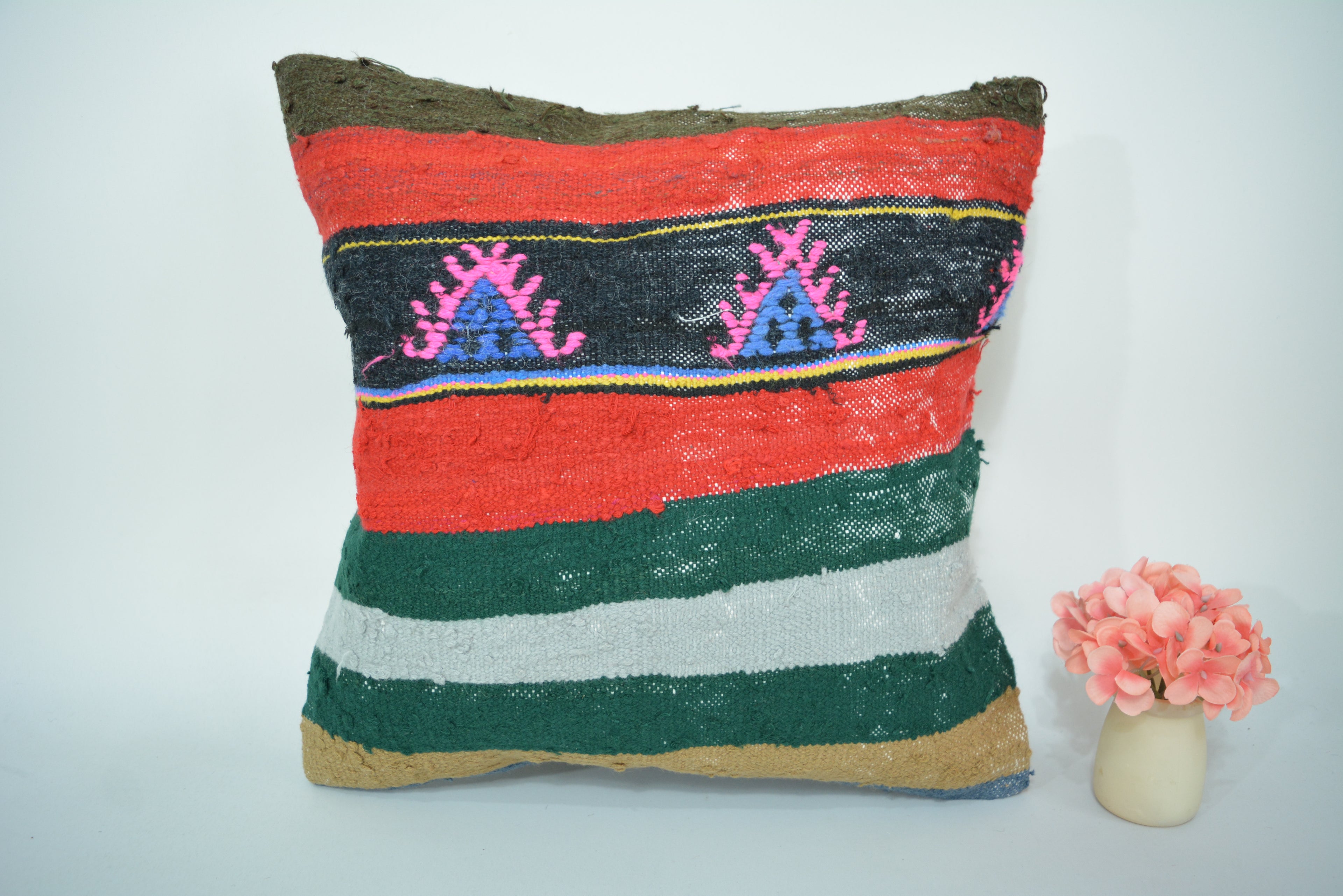 Authentiek, Ecologisch en Handgeweven 40x40cm. // 16x16in.