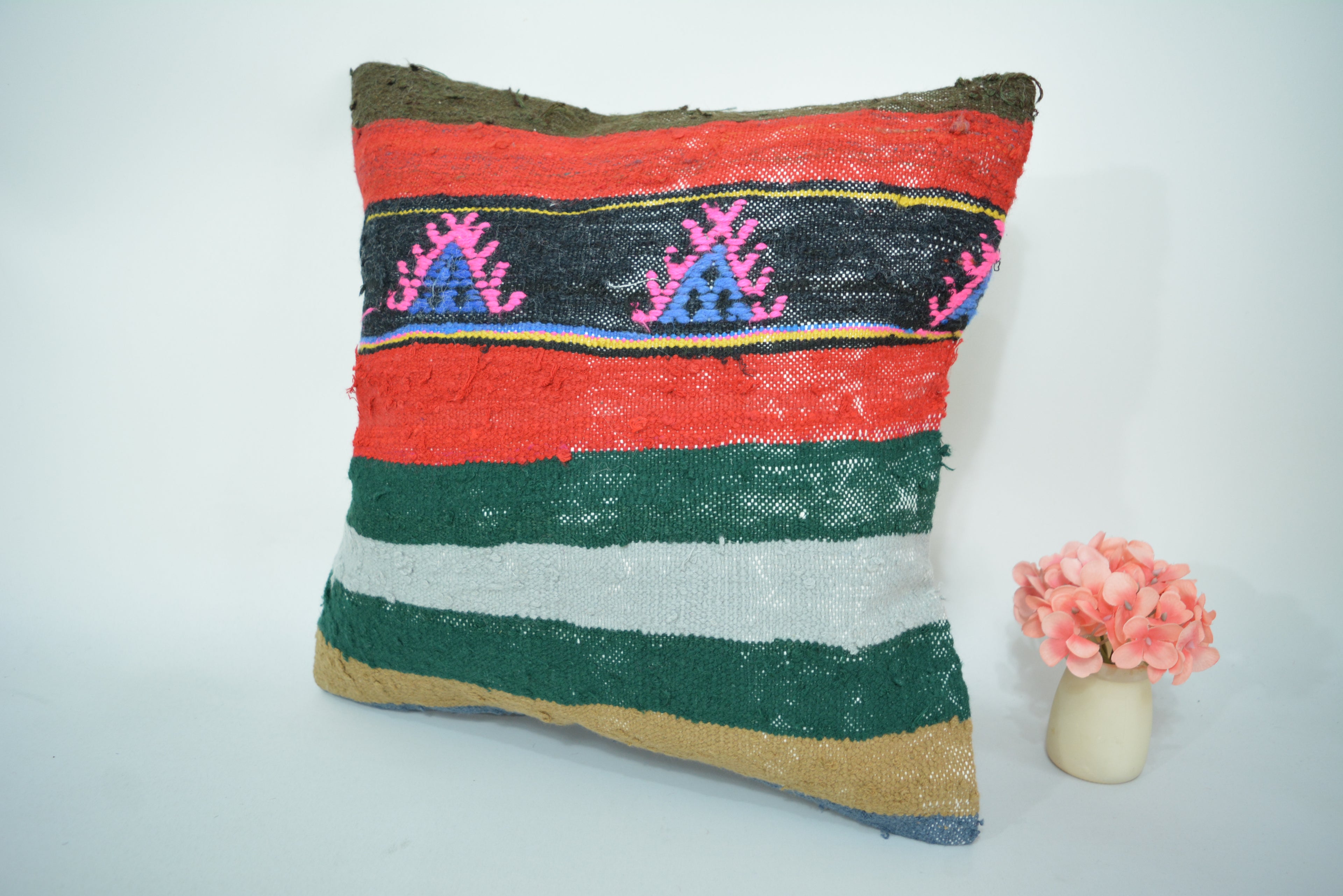 Authentiek, Ecologisch en Handgeweven 40x40cm. // 16x16in.