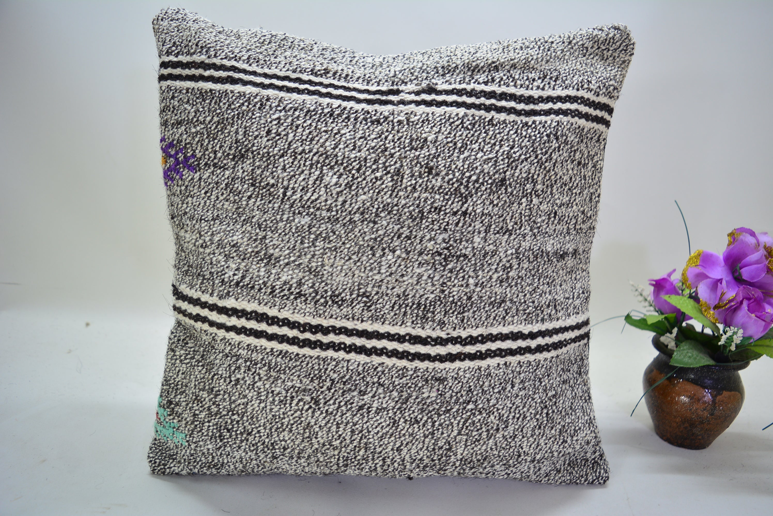 Met de Hand Geweven uit Originele Oosterse Tapijten 40x40cm. // 16x16in.