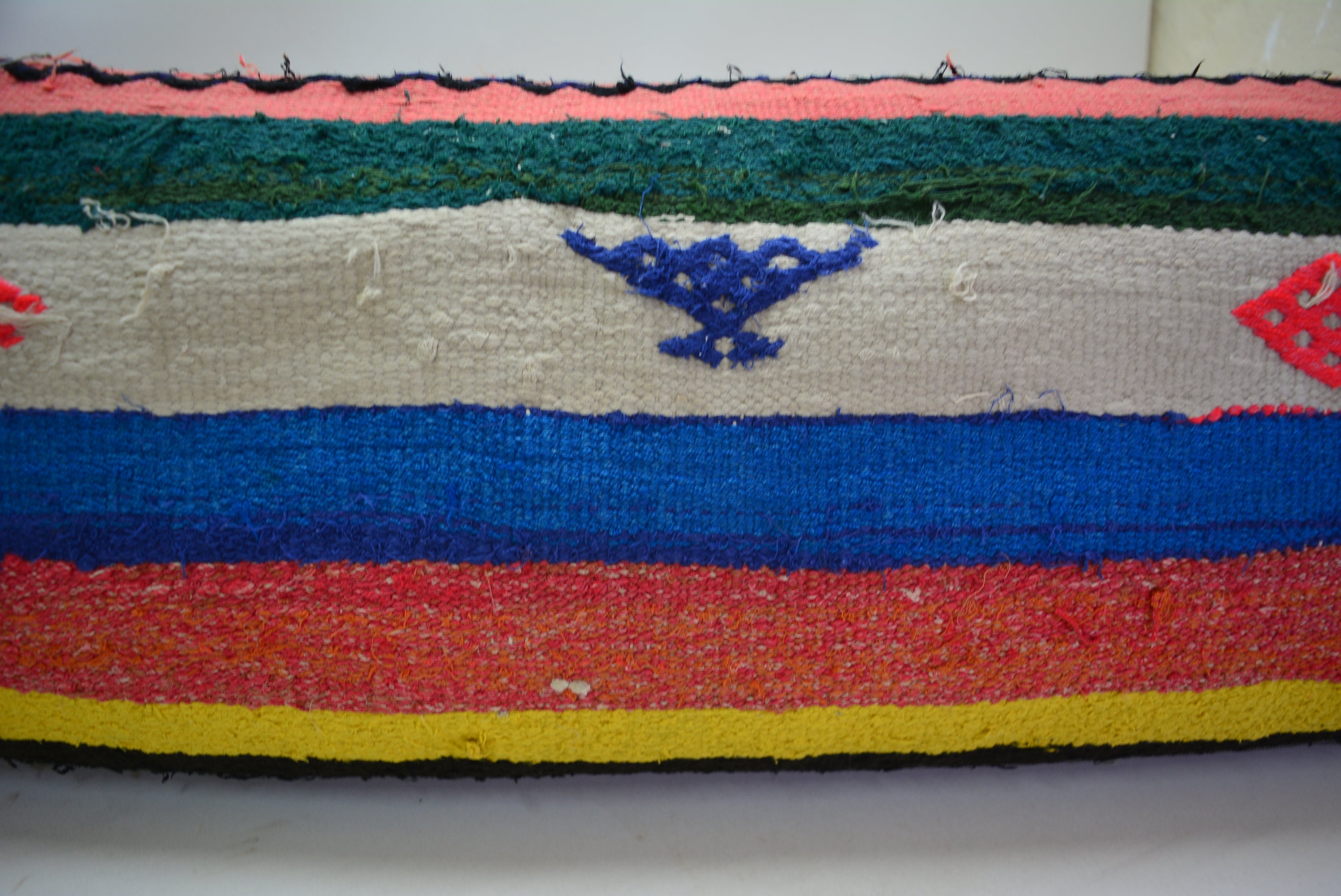 Uniek Handgemaakt Kelim Kussen 30x90cm. // 12x35in
