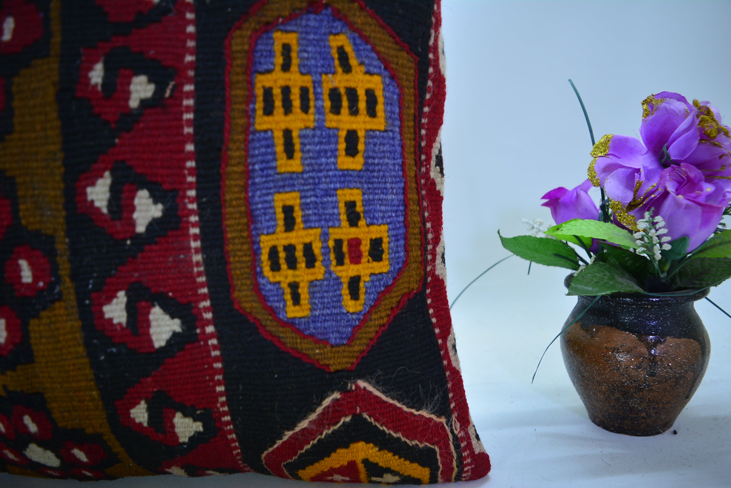 Perfect voor Vintage en Bohemian Woonstijlen 40x40cm. // 16x16in.