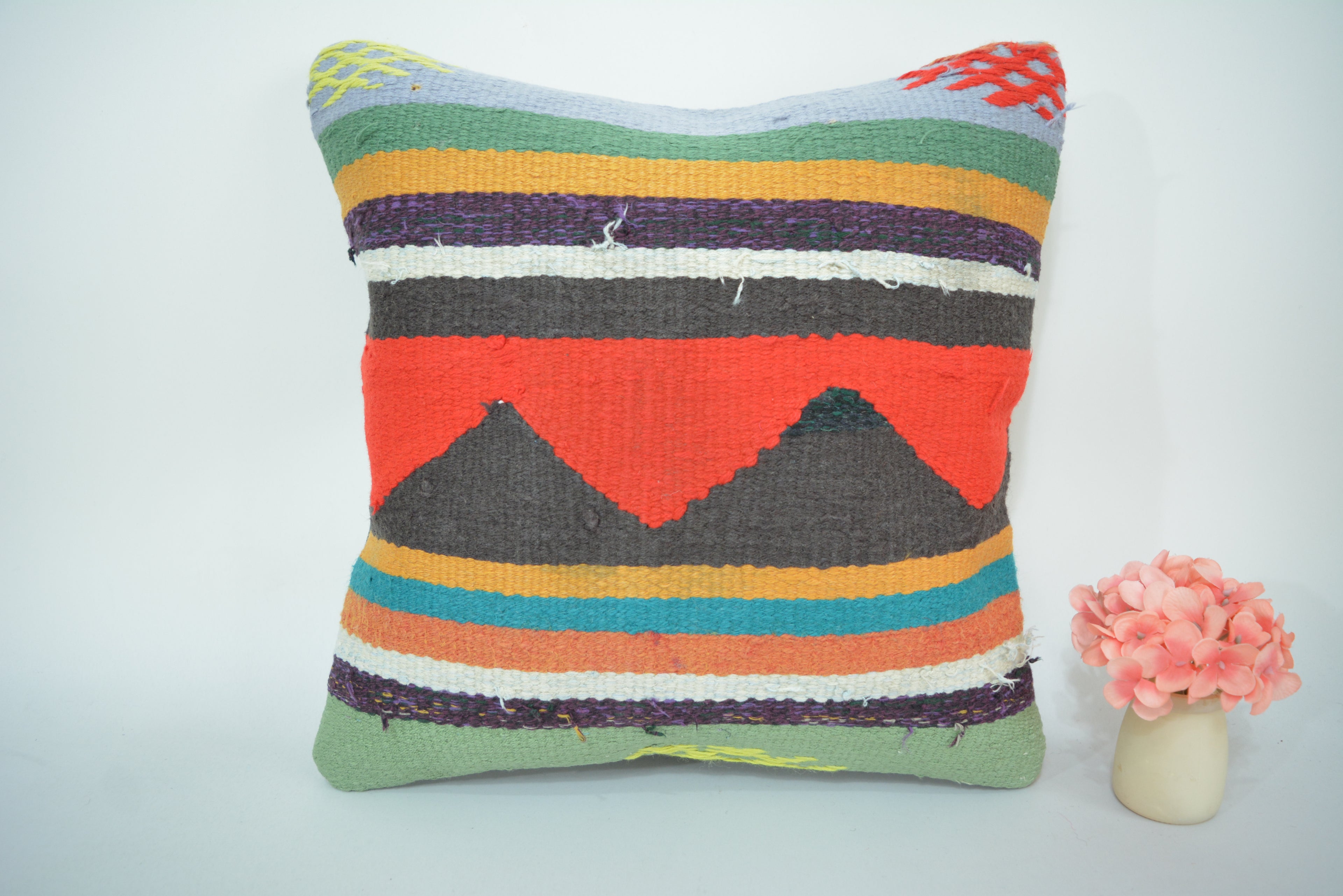 Authentiek, Ecologisch en Handgeweven 40x40cm. // 16x16in.