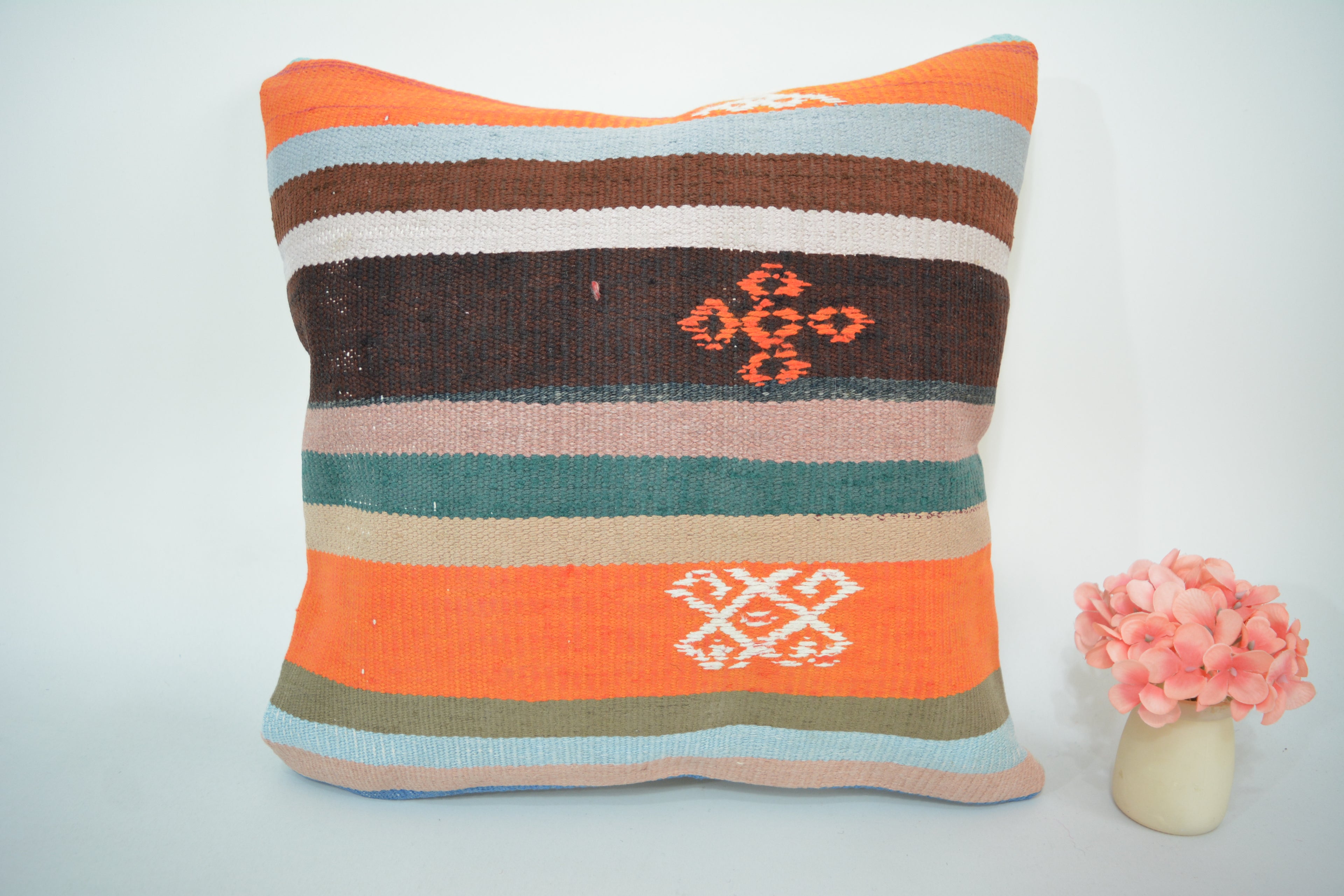 Authentiek, Ecologisch en Handgeweven 40x40cm. // 16x16in.