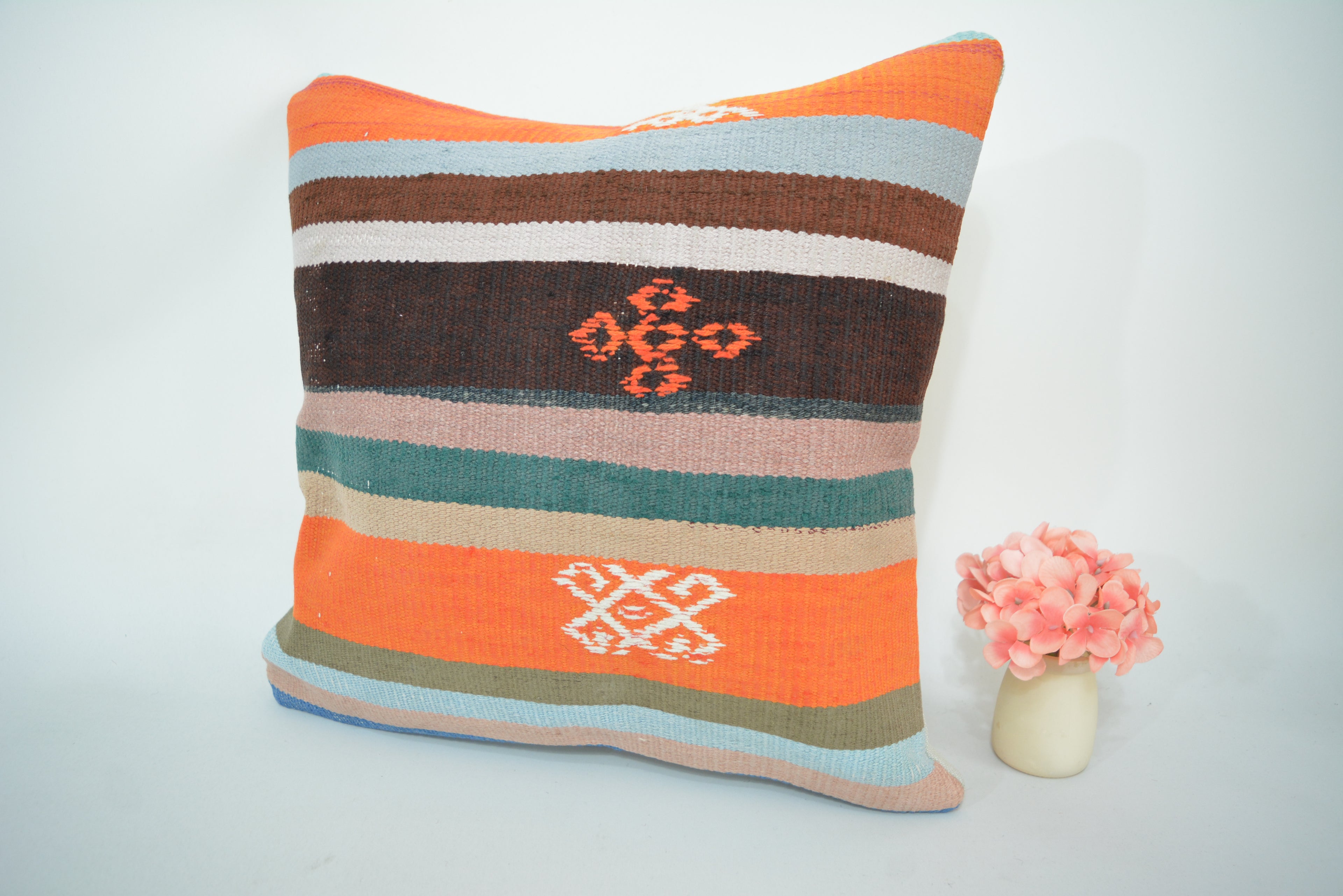 Authentiek, Ecologisch en Handgeweven 40x40cm. // 16x16in.