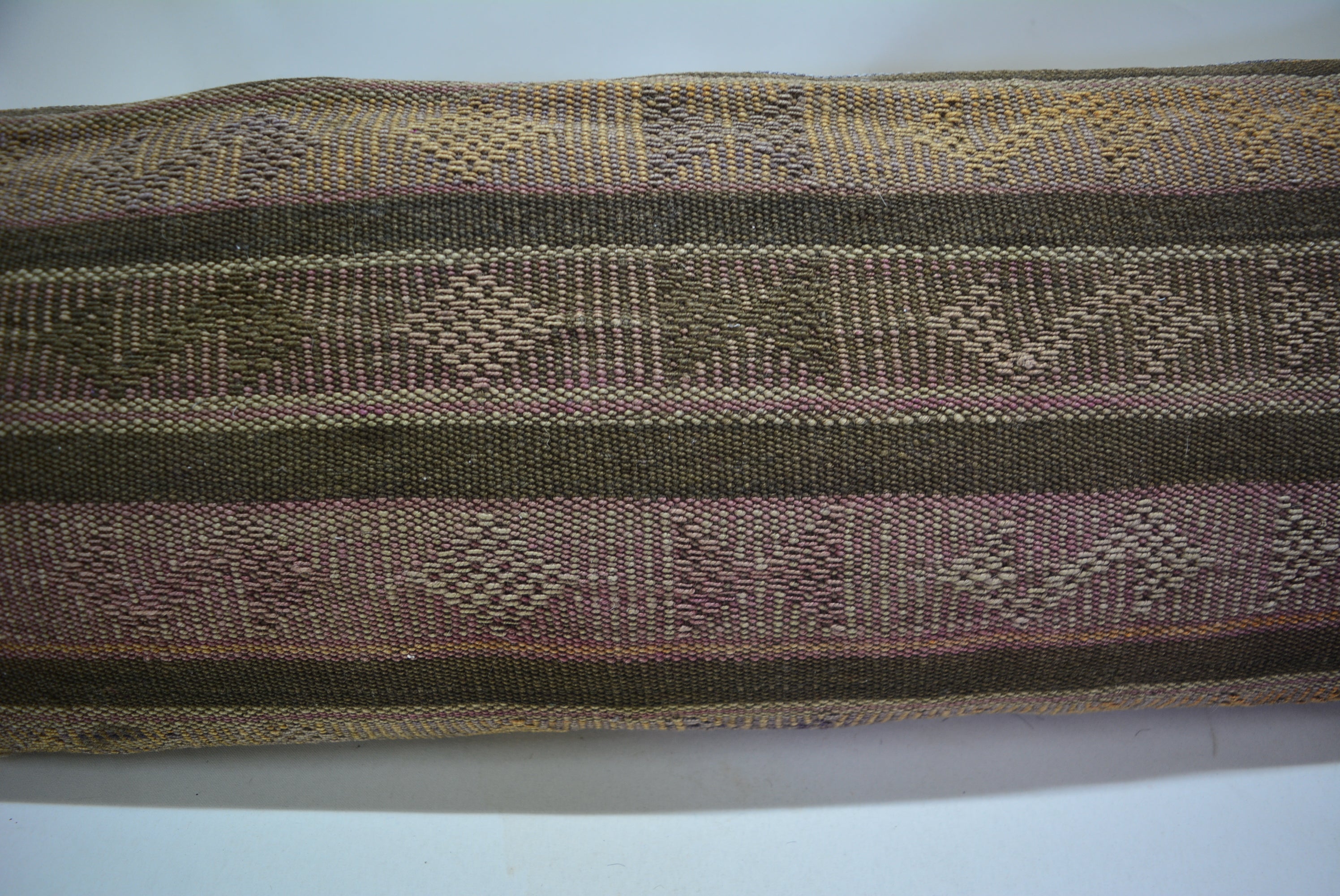 Bohemian Handgeweven Kelim Kussen 30x90cm. // 12x35in. Exclusief