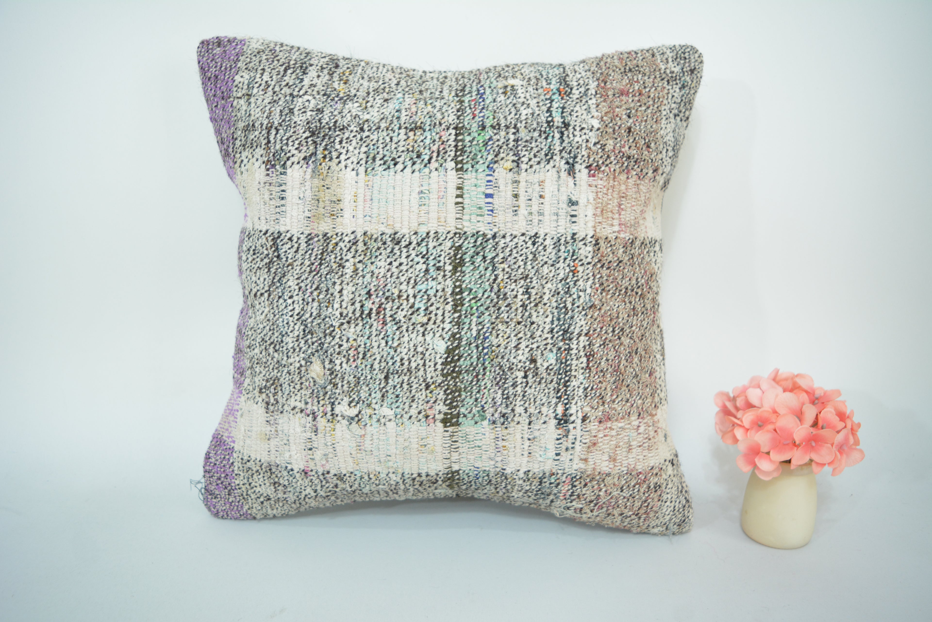 Authentiek, Ecologisch en Handgeweven 40x40cm. // 16x16in.