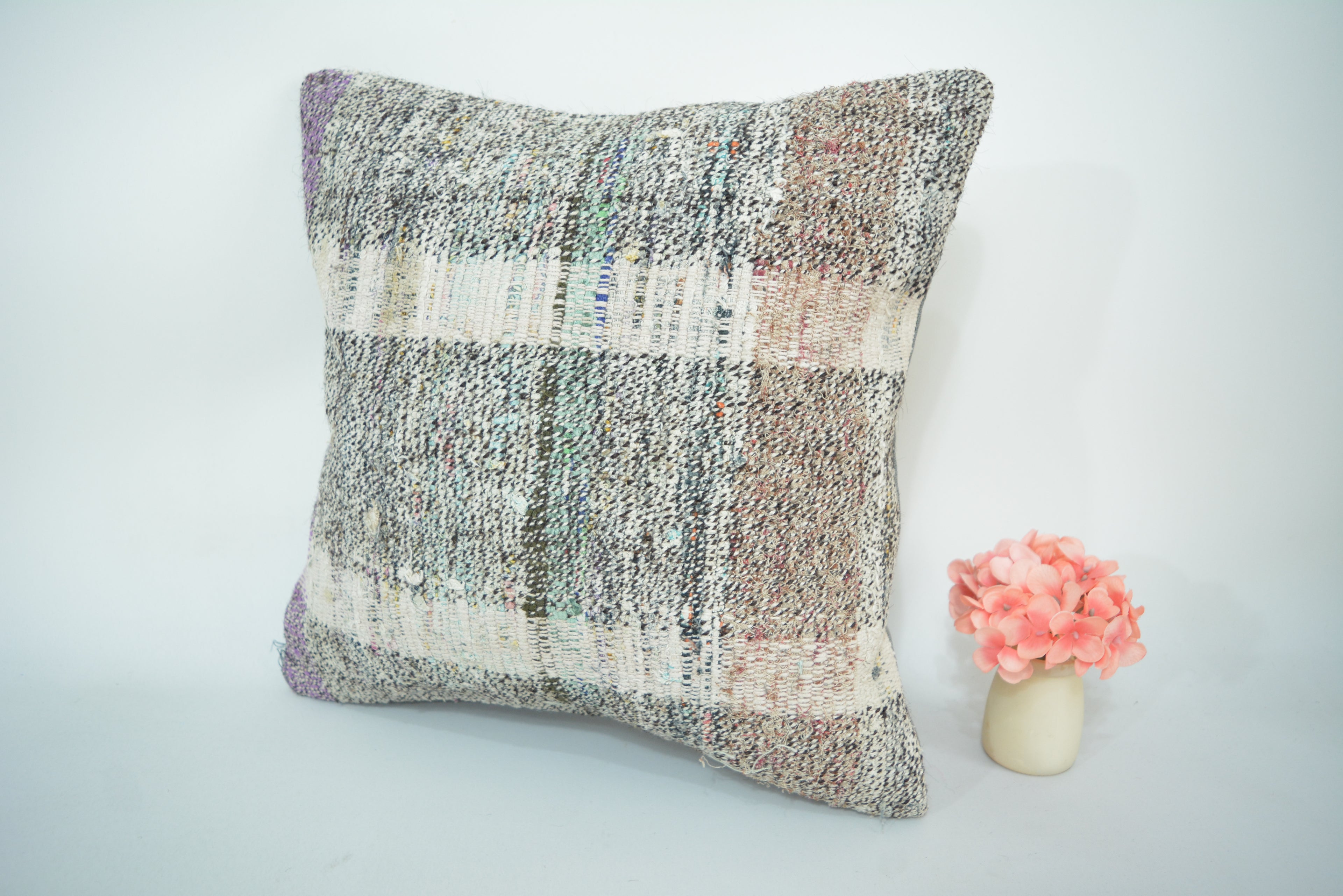 Authentiek, Ecologisch en Handgeweven 40x40cm. // 16x16in.