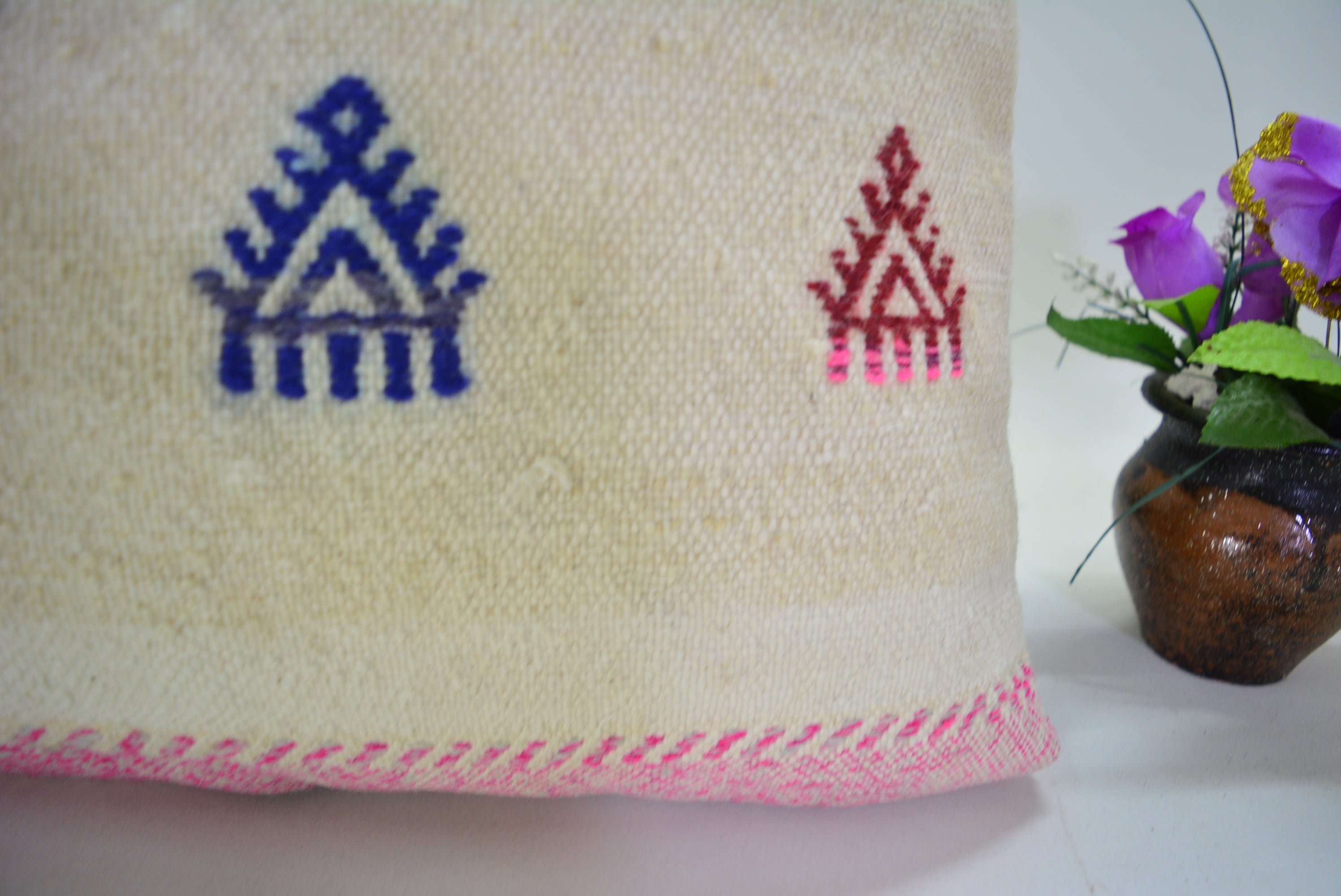 Perfect voor Vintage en Bohemian Woonstijlen 40x40cm. // 16x16in.