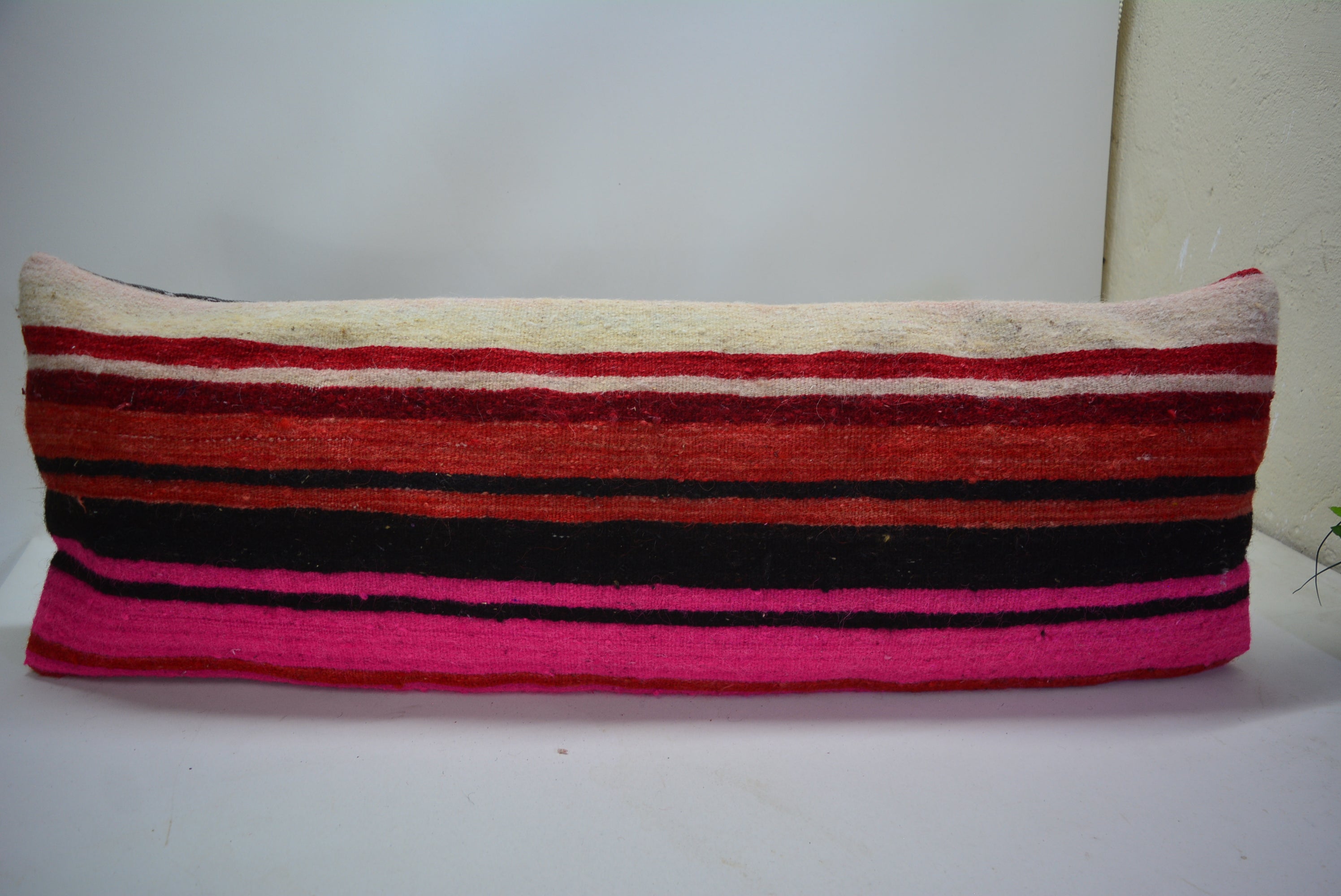 Exclusief Bohemian Stijl Kussen van Oorspronkelijk Handgeweven Kelim 30x90cm. // 12x35in.