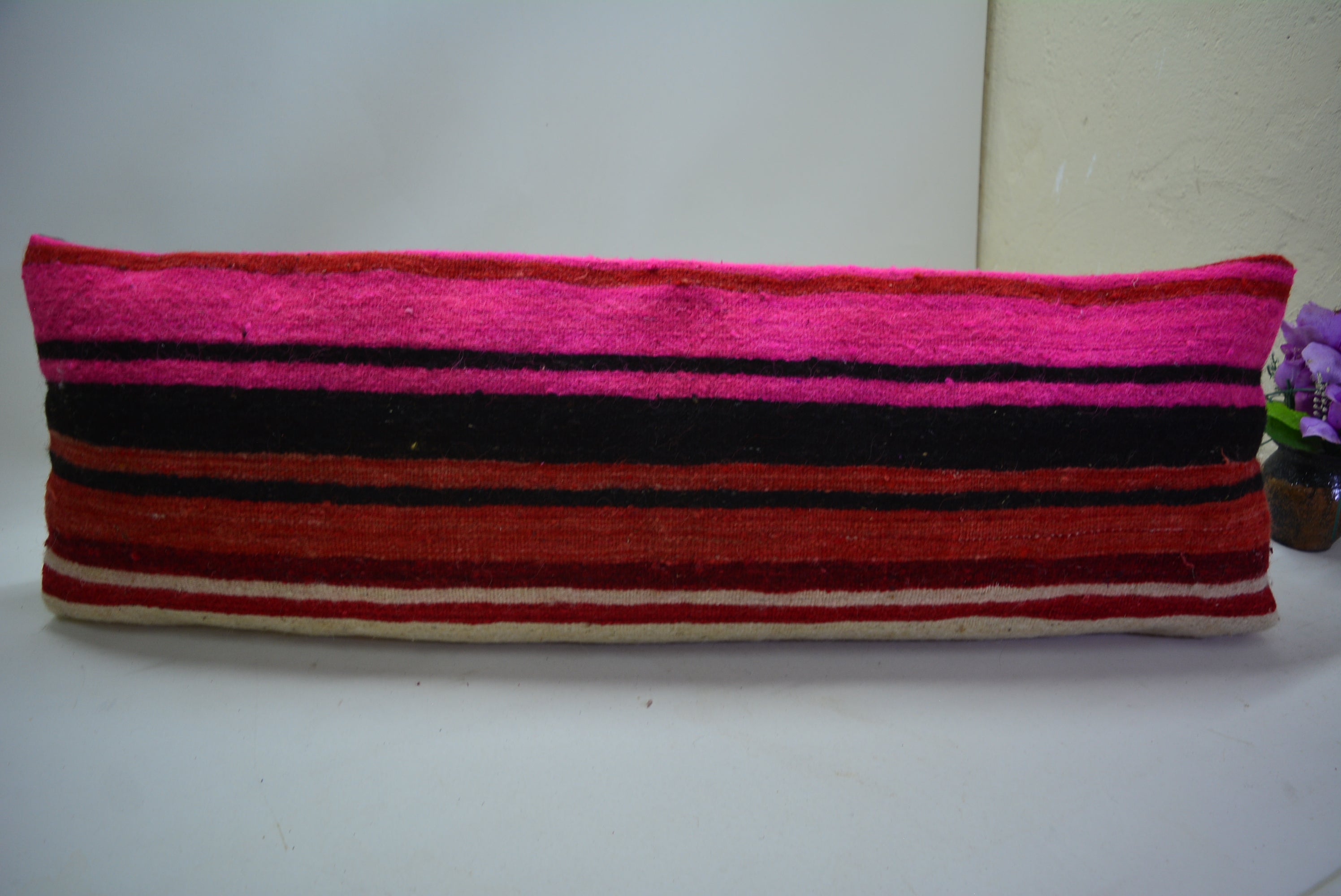 Exclusief Bohemian Stijl Kussen van Oorspronkelijk Handgeweven Kelim 30x90cm. // 12x35in.