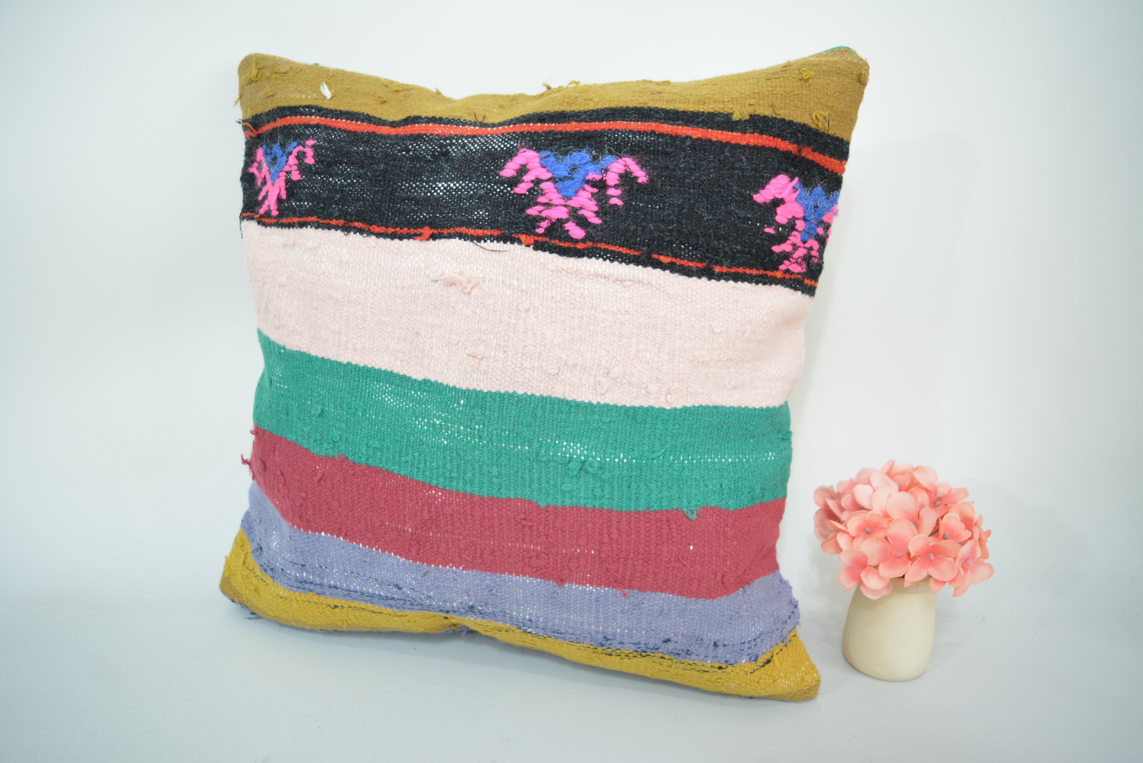 Authentiek, Ecologisch en Handgeweven 40x40cm. // 16x16in.