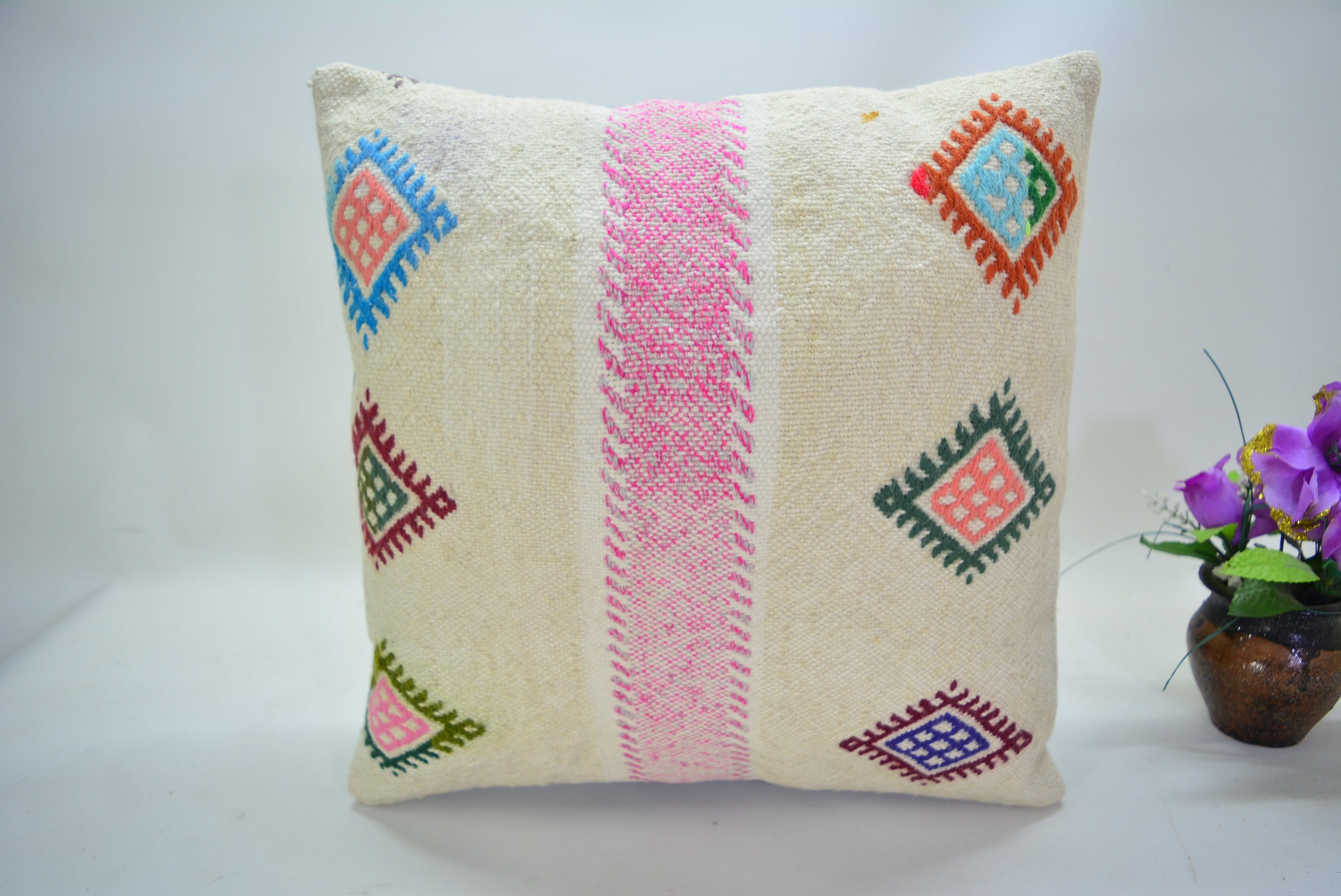 Perfect voor Vintage en Bohemian Woonstijlen 40x40cm. // 16x16in.
