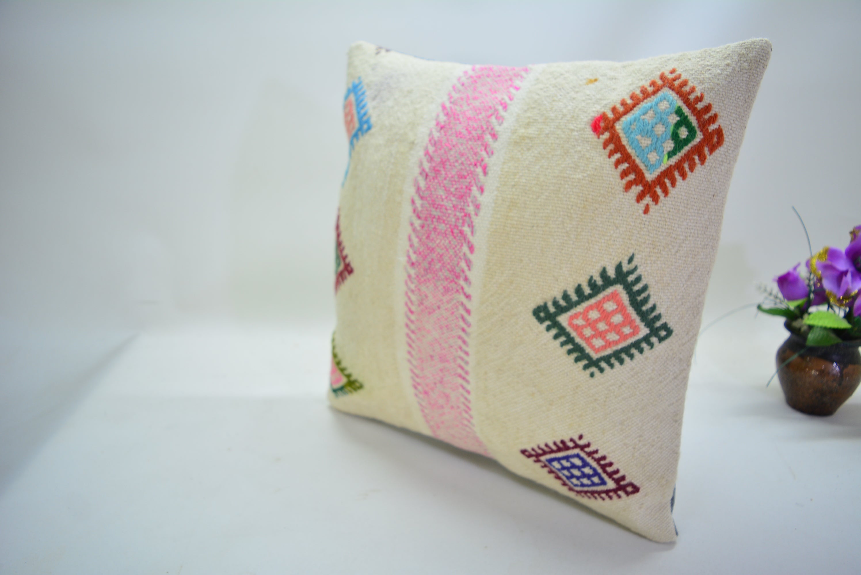 Perfect voor Vintage en Bohemian Woonstijlen 40x40cm. // 16x16in.