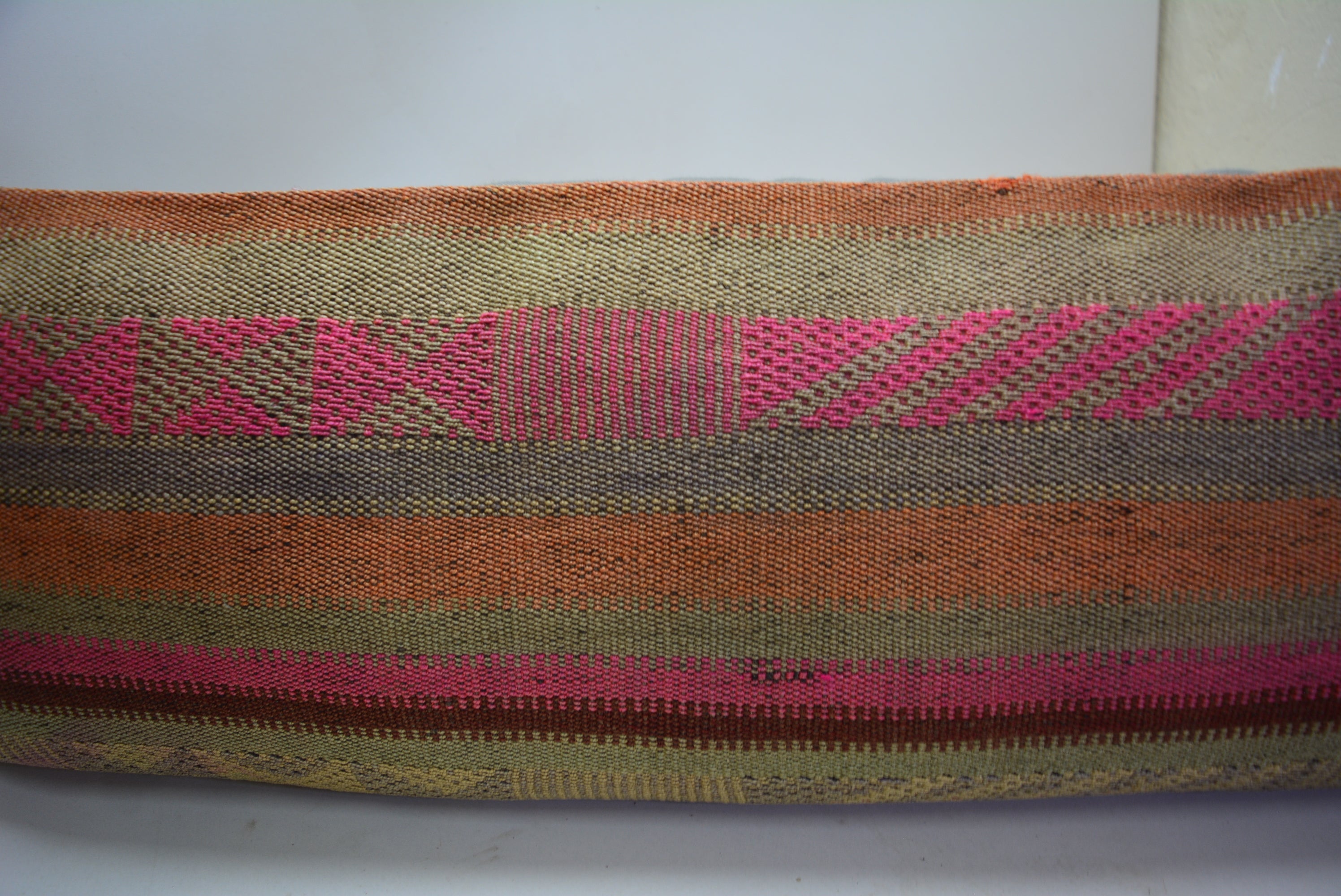 Exclusief Bohemian Stijl Kussen van Oorspronkelijk Handgeweven Kelim 30x90cm. // 12x35in.