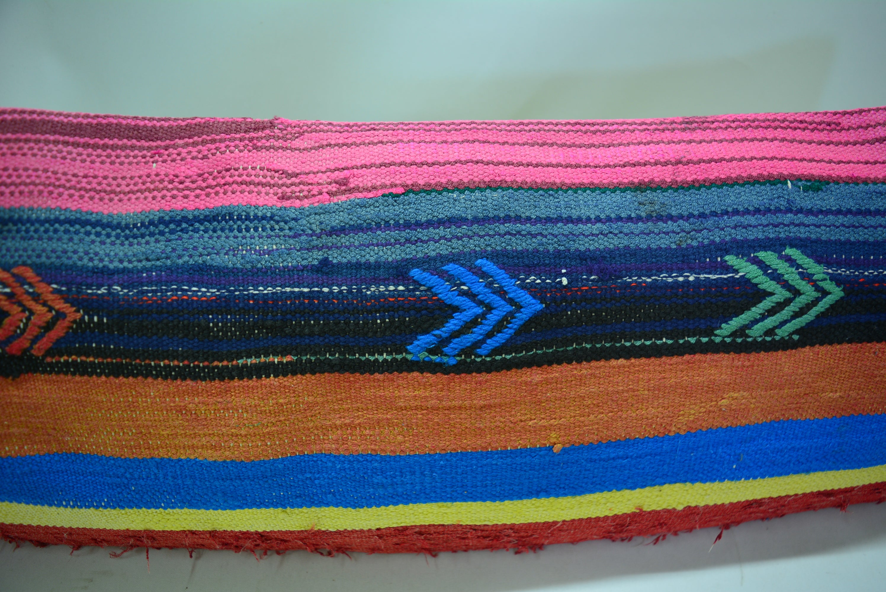 Bohemian Handgeweven Kelim Kussen 30x90cm. // 12x35in. Exclusief