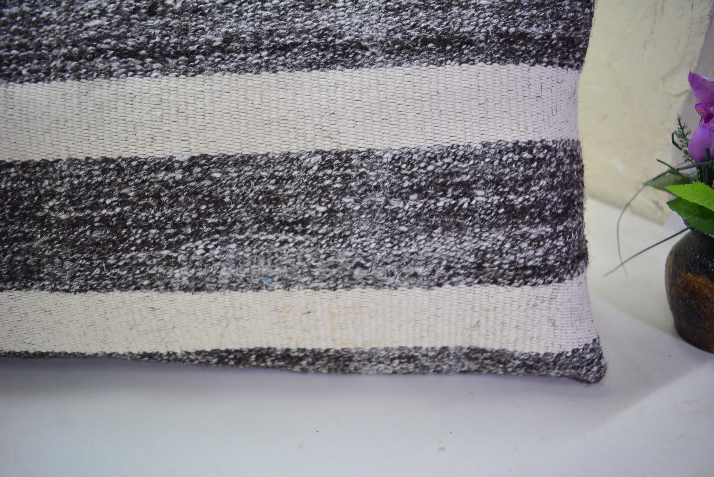 Exclusief Bohemian Stijl Kussen van Oorspronkelijk Handgeweven Kelim 30x90cm. // 12x35in.