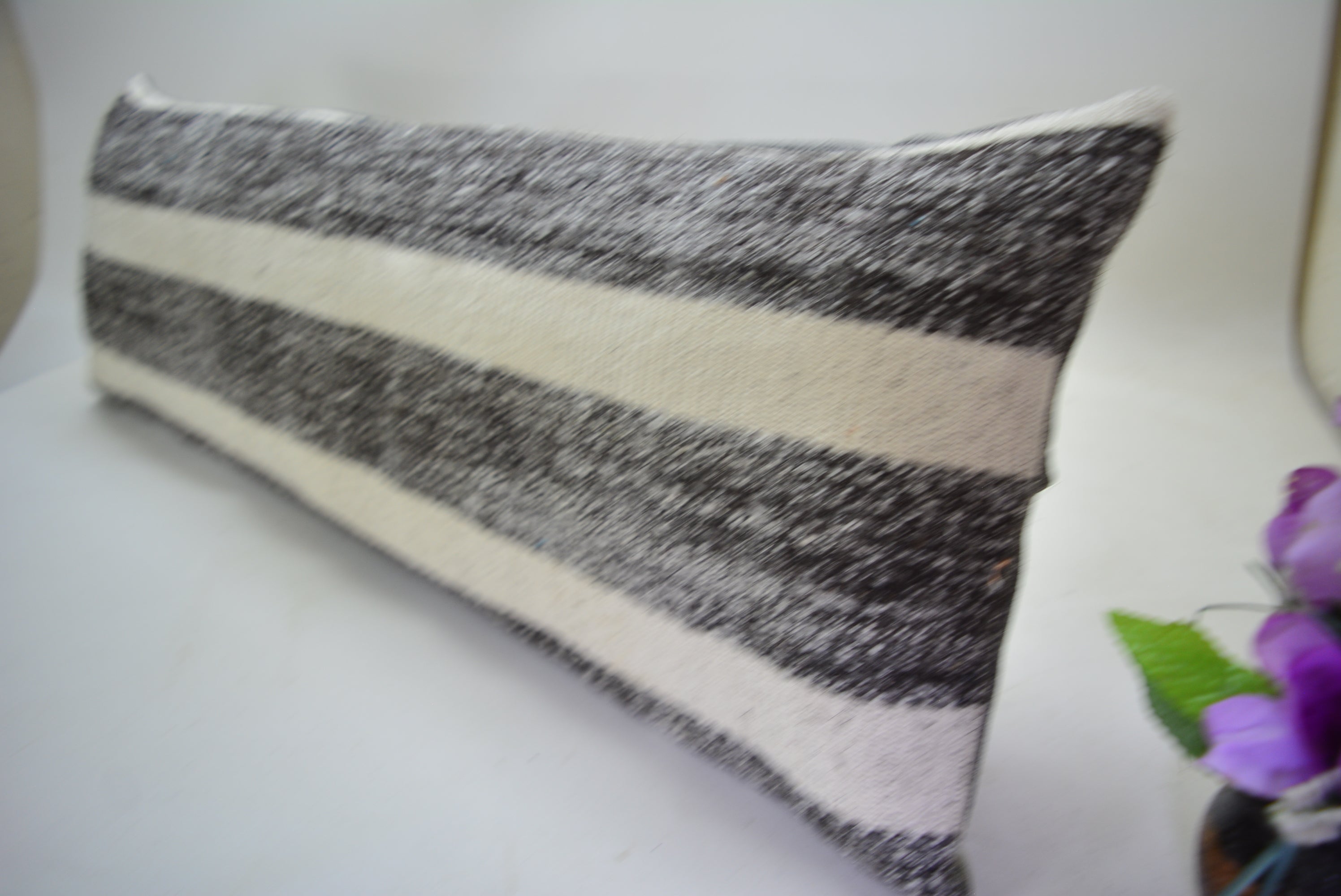 Exclusief Bohemian Stijl Kussen van Oorspronkelijk Handgeweven Kelim 30x90cm. // 12x35in.