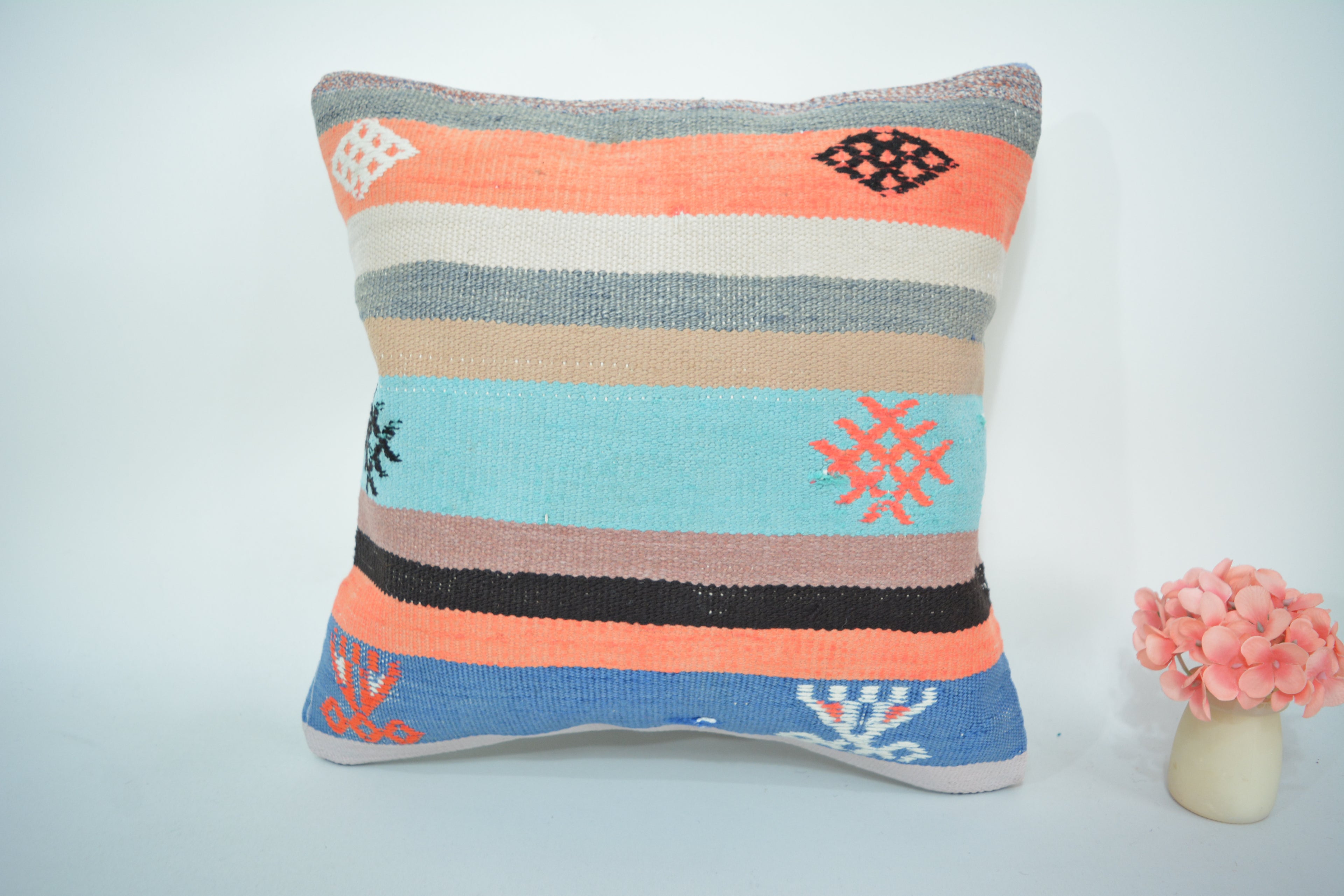 Authentiek, Ecologisch en Handgeweven 40x40cm. // 16x16in.
