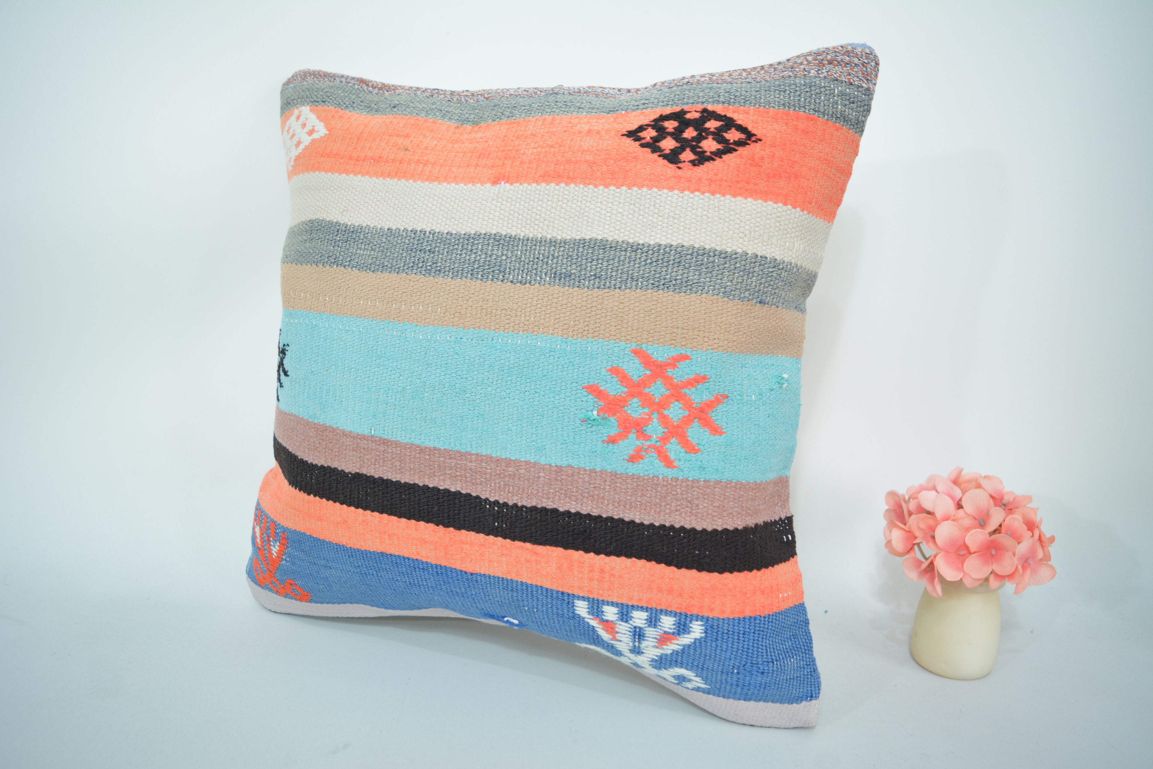 Authentiek, Ecologisch en Handgeweven 40x40cm. // 16x16in.