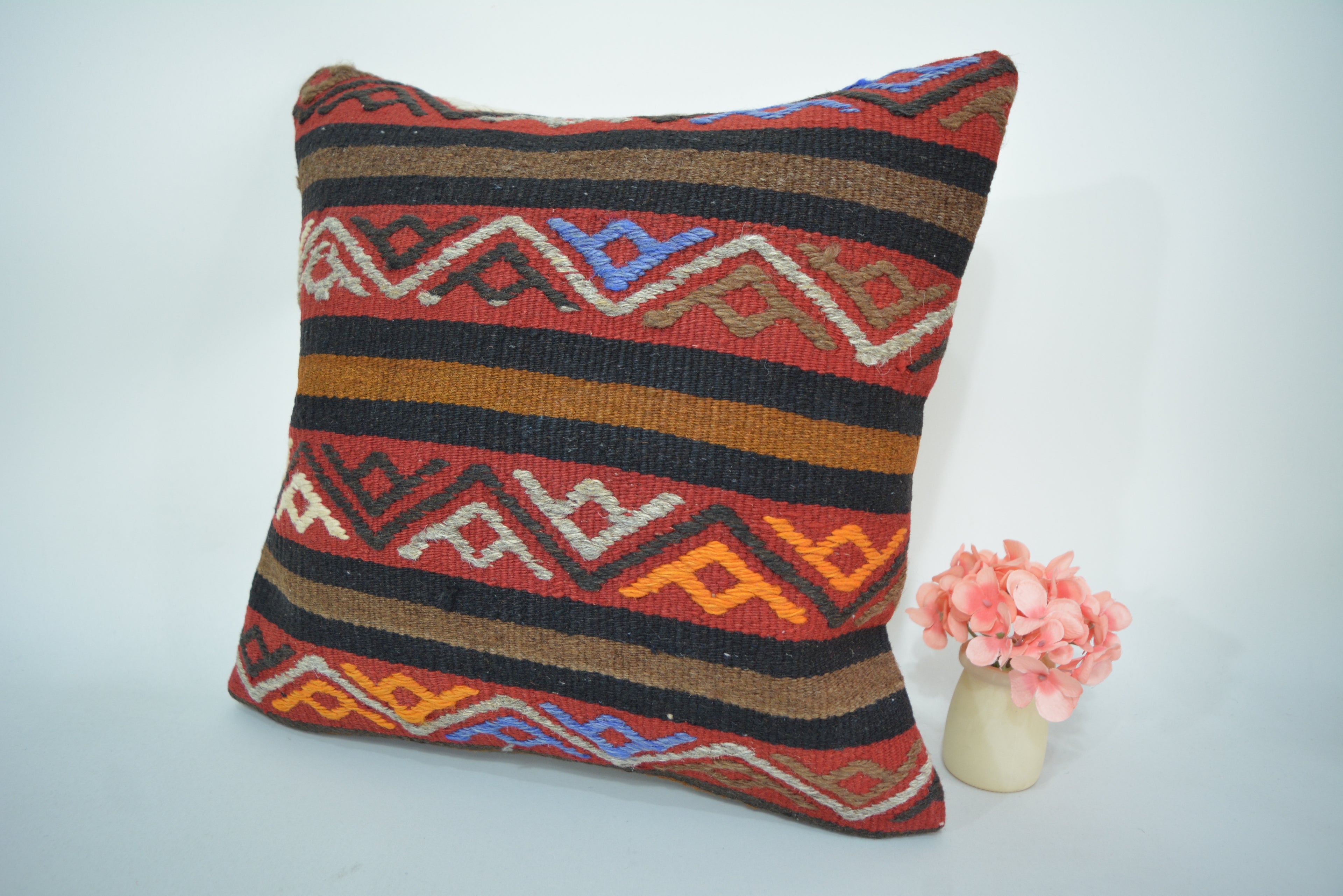 Authentiek, Ecologisch en Handgeweven 40x40cm. // 16x16in.