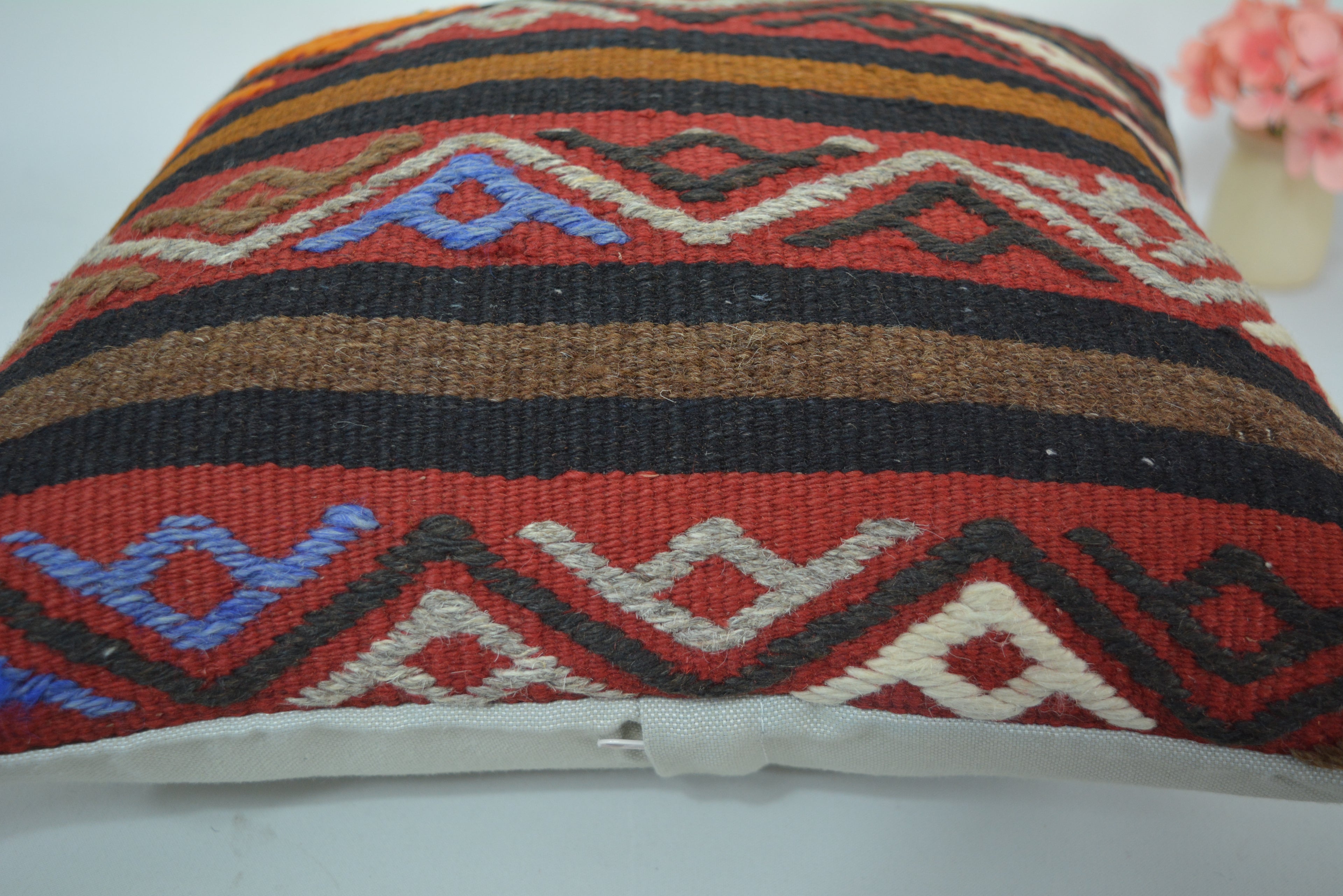 Authentiek, Ecologisch en Handgeweven 40x40cm. // 16x16in.