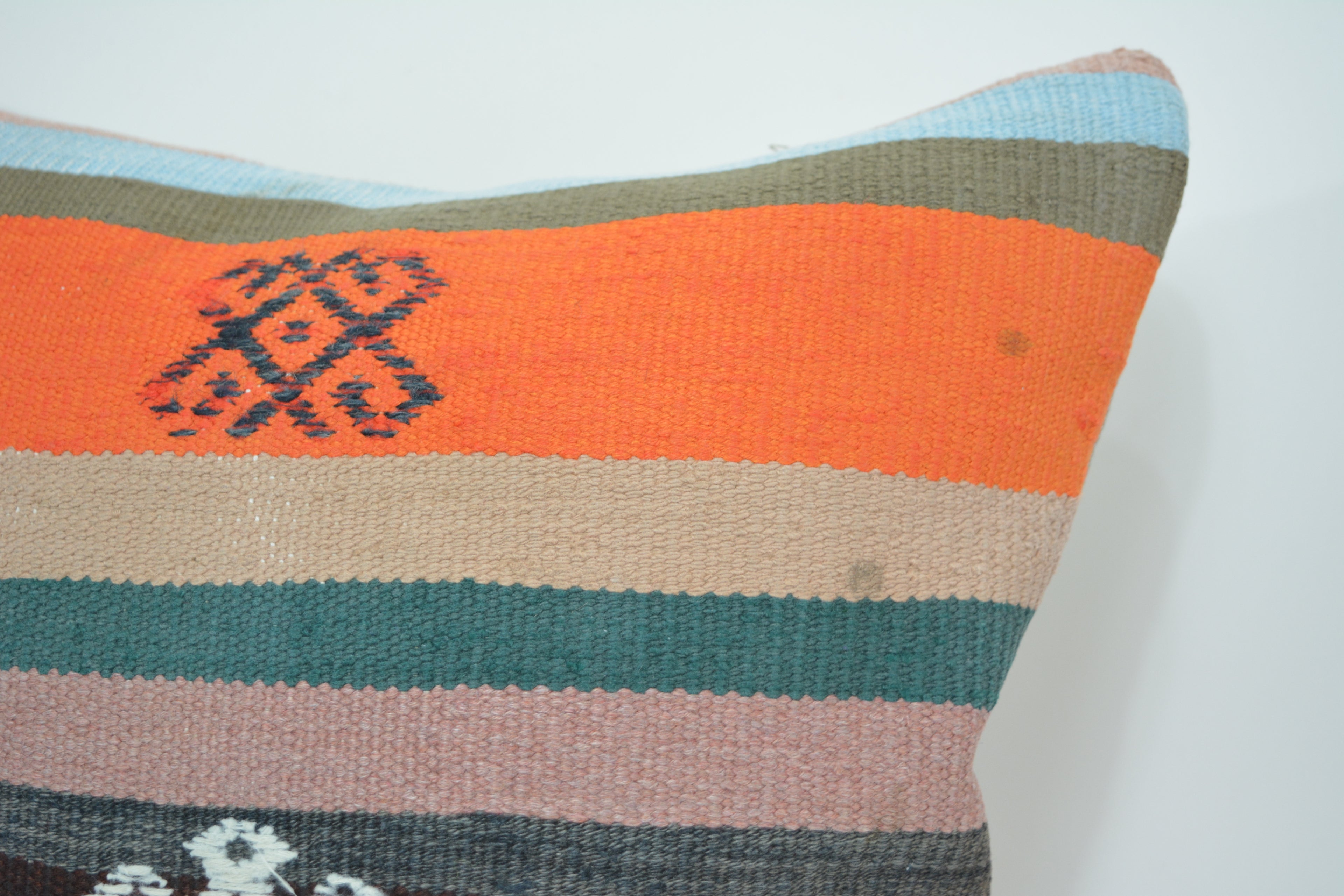 Exclusieve Boho Stijl Kelim Kussenhoes 40x40cm. // 16x16in.