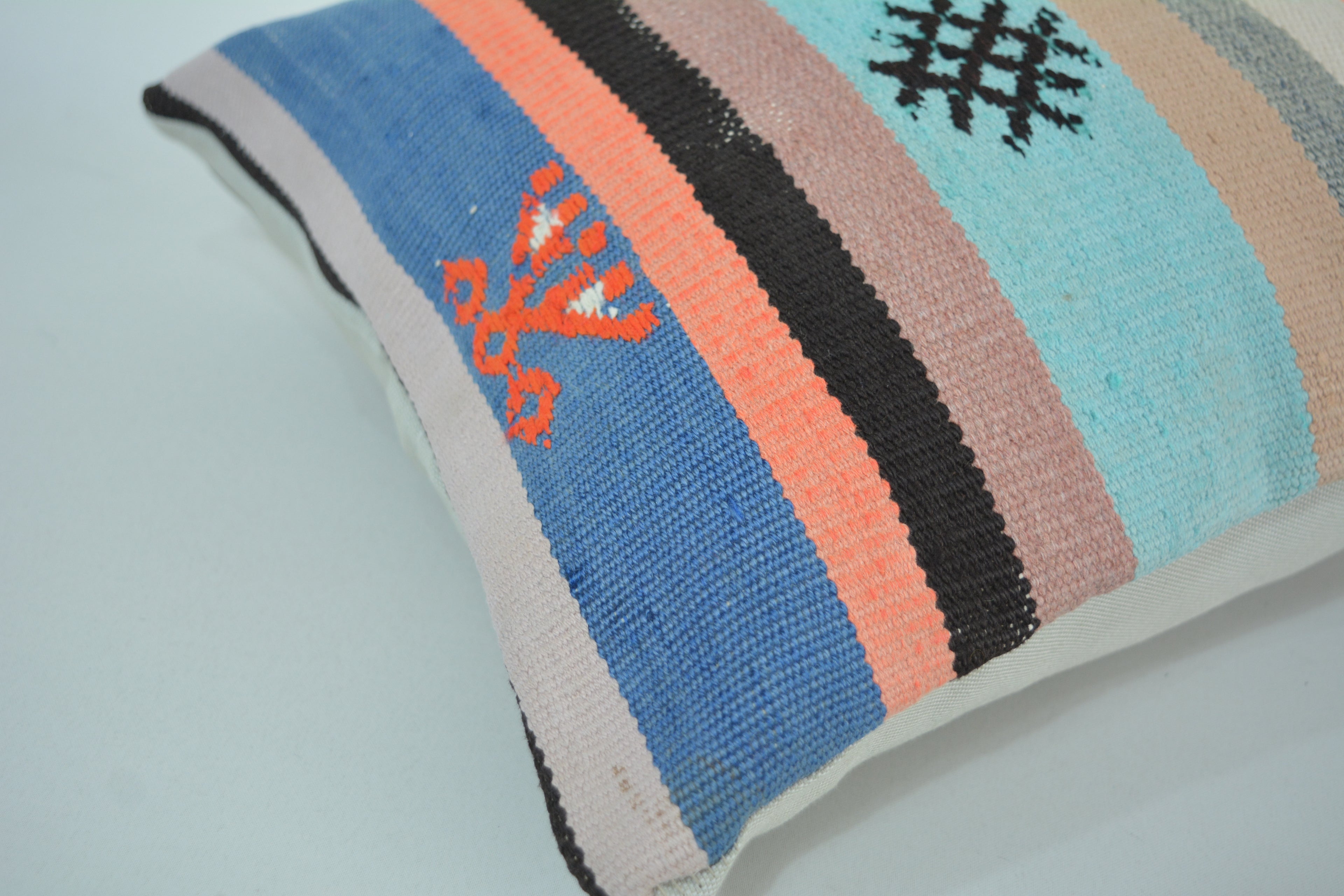 Exclusieve Boho Stijl Kelim Kussenhoes 40x40cm. // 16x16in.