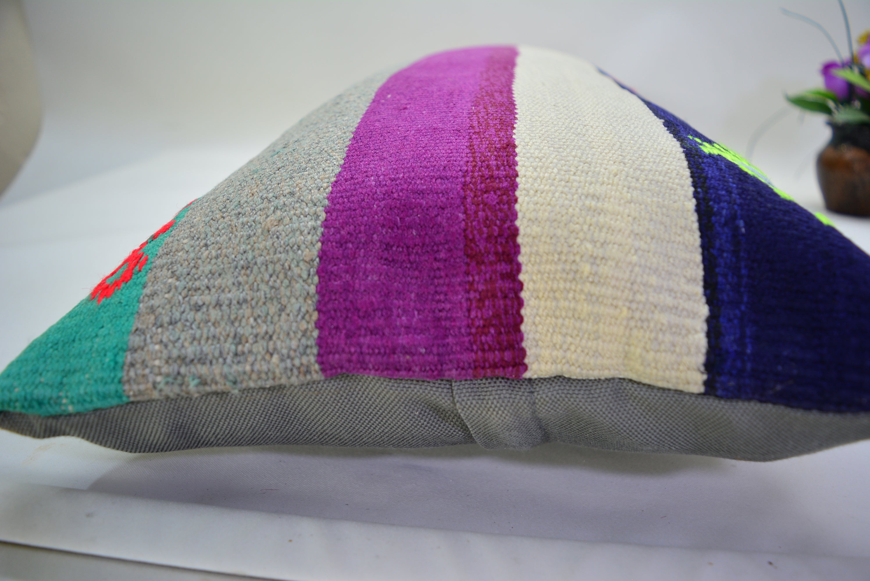 Vintage Boho Kelim Kussenhoes 30x60cm. // 12x24in.