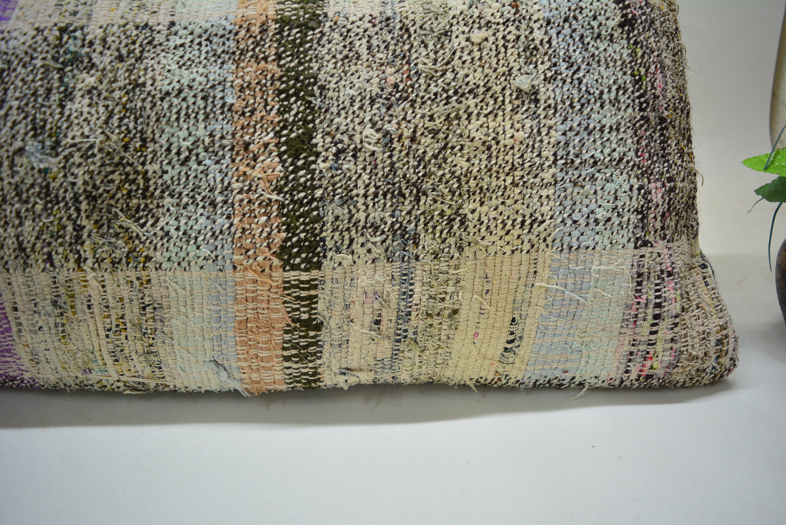 Authentiek Kelim Sierkussen 30x90cm. // 12x35in. Met de Hand Gemaakt uit Originele Tapijten