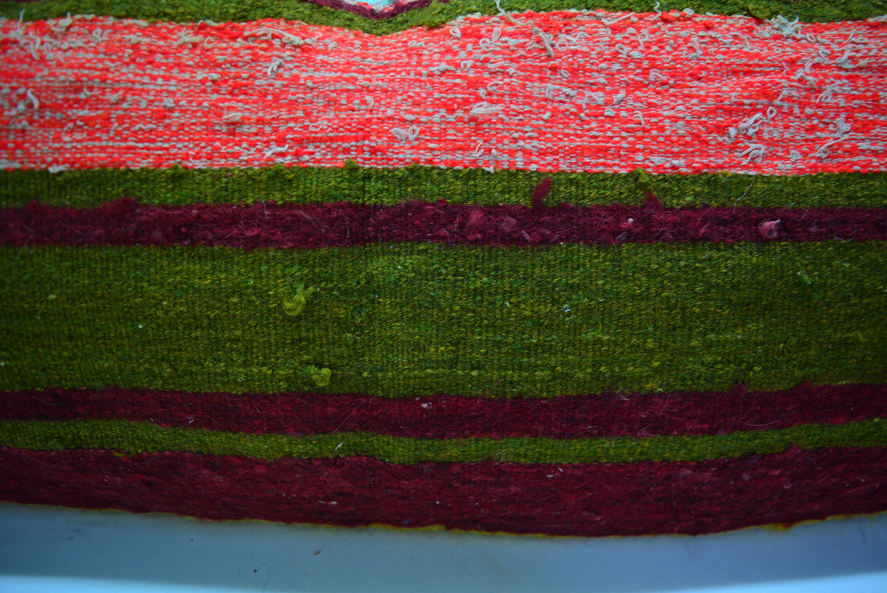 Uniek Handgemaakt Kelim Kussen 30x90cm. // 12x35in