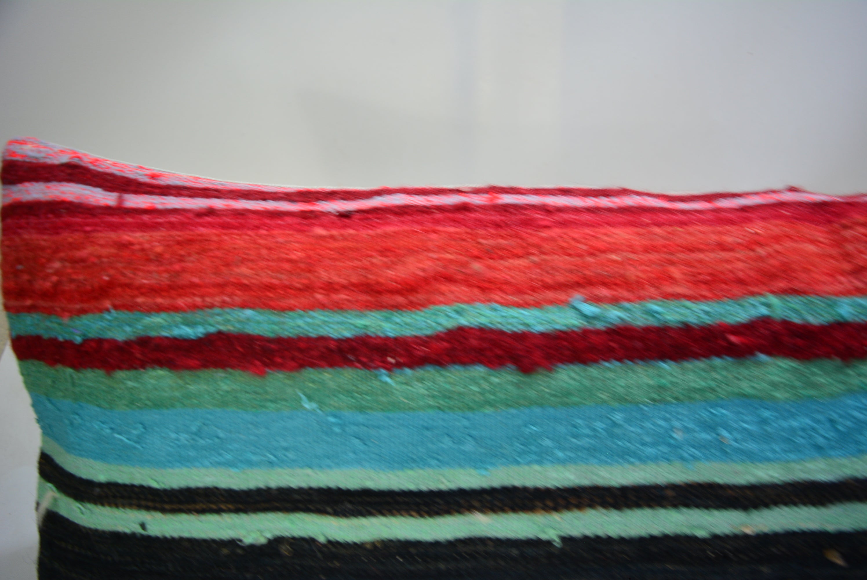 Uniek Handgemaakt Kelim Kussen 30x90cm. // 12x35in