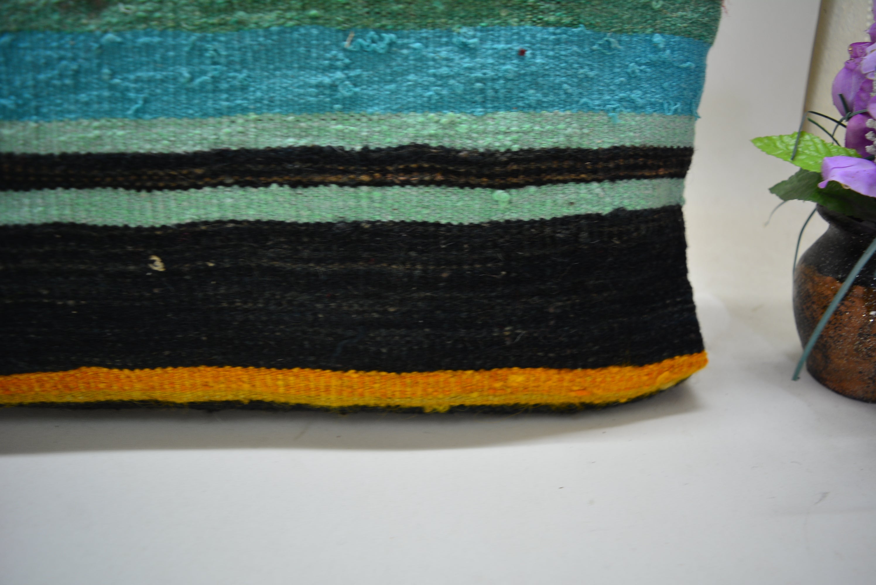 Uniek Handgemaakt Kelim Kussen 30x90cm. // 12x35in