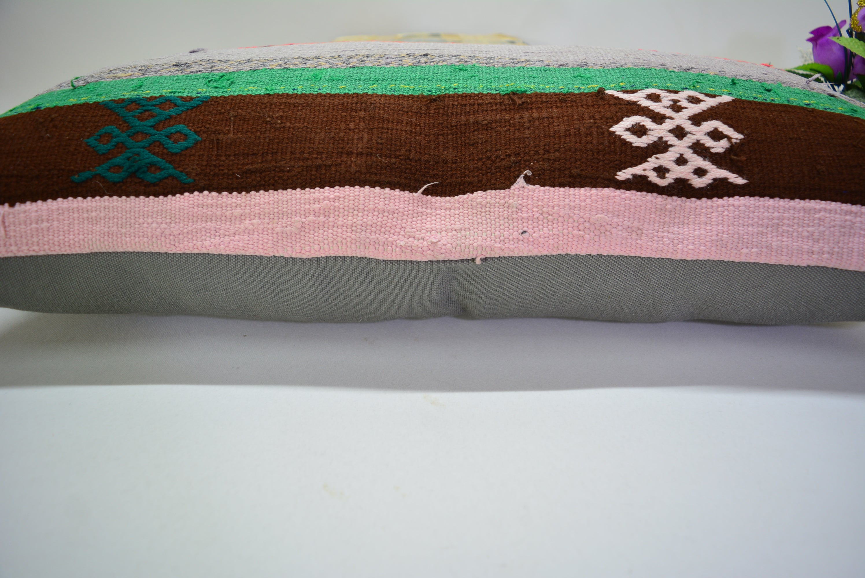 Vintage Boho Kelim Kussenhoes 30x60cm. // 12x24in.