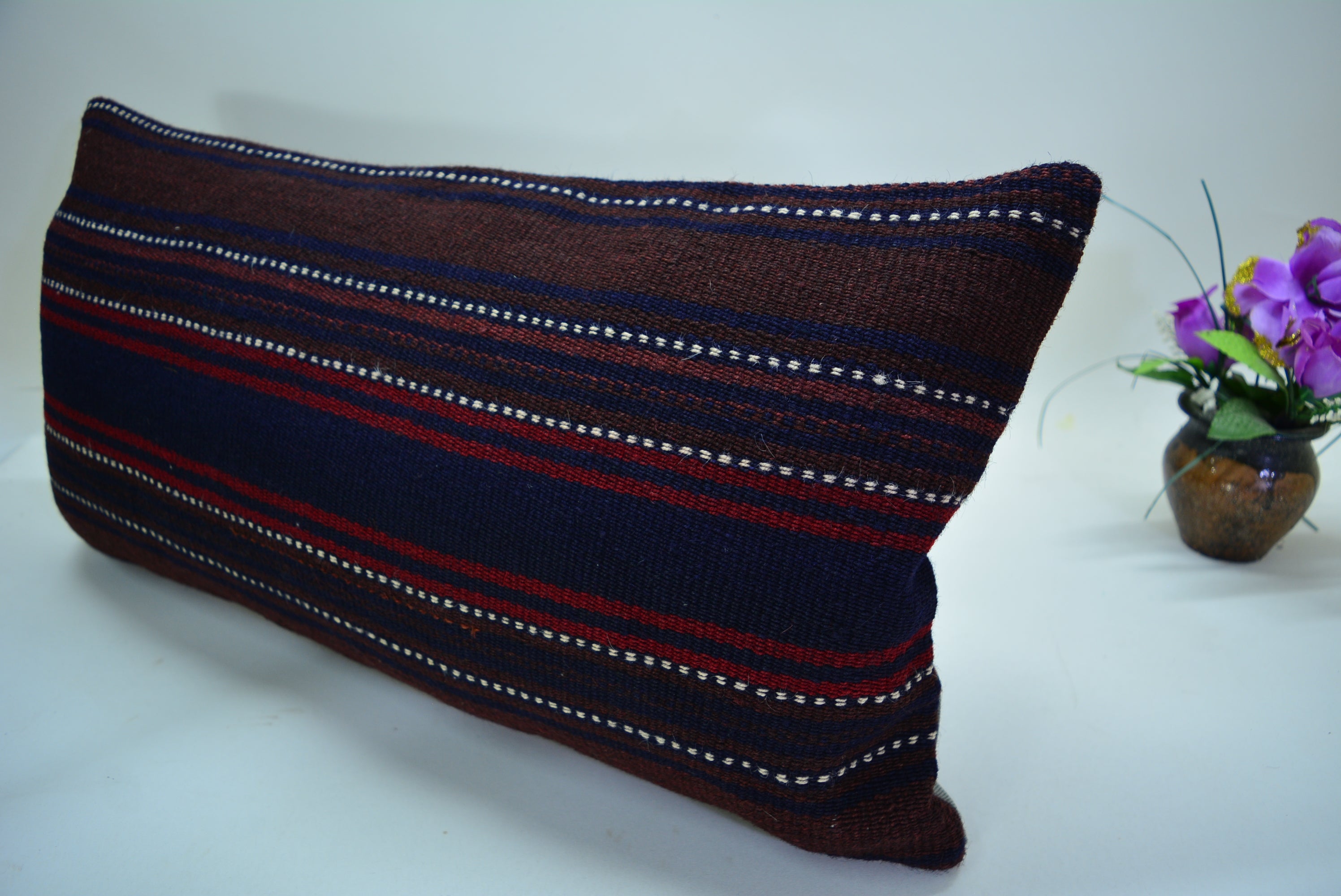Vintage Boho Kelim Kussenhoes 30x60cm. // 12x24in.