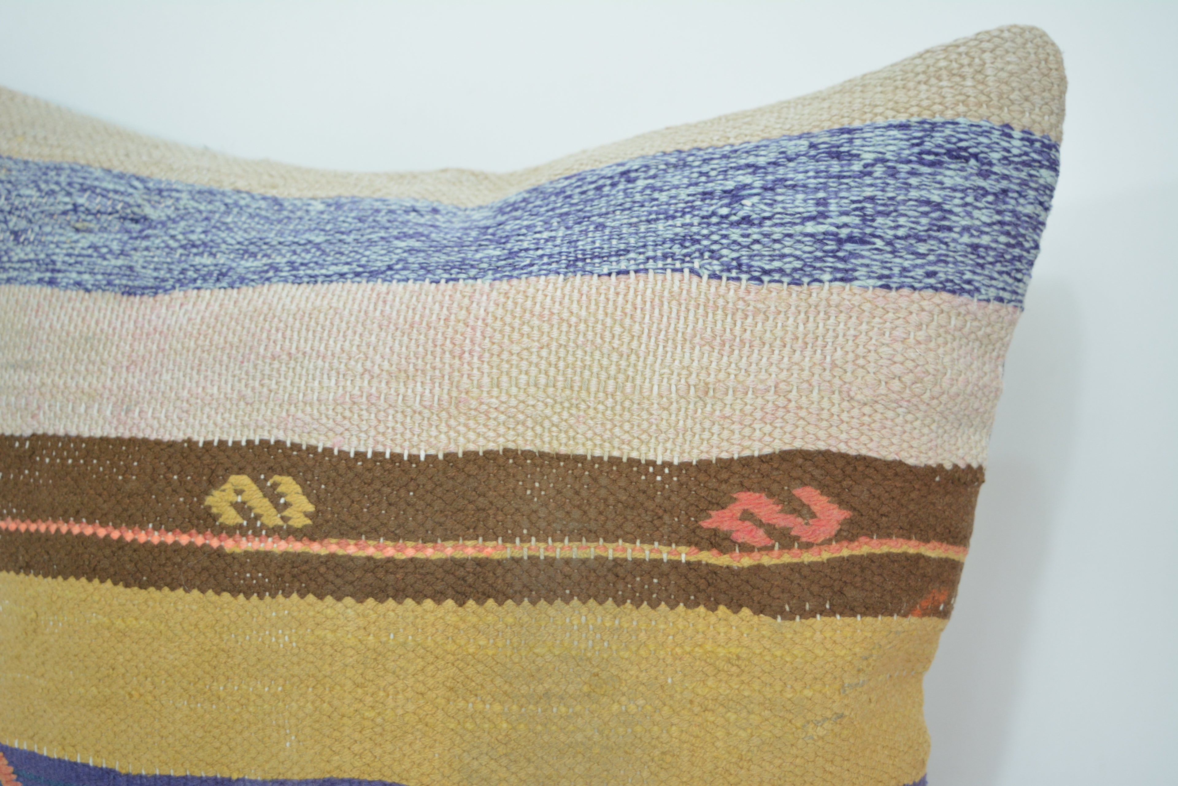 Exclusieve Boho Stijl Kelim Kussenhoes 40x40cm. // 16x16in.