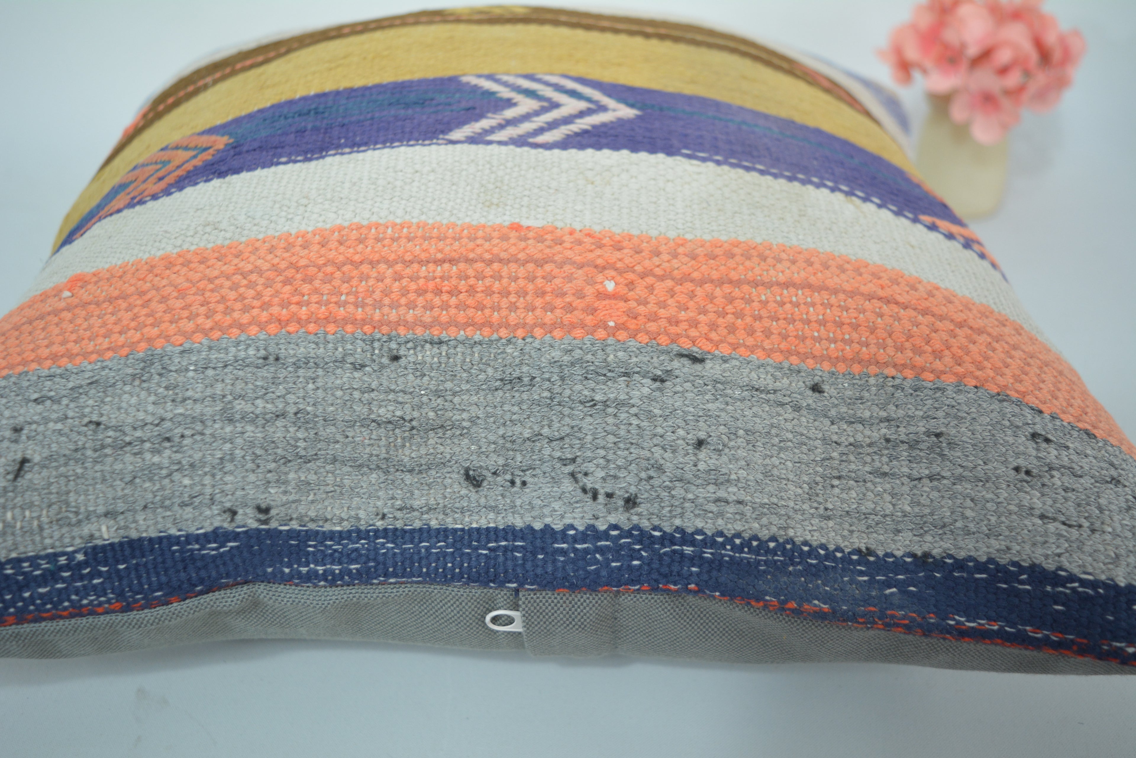 Exclusieve Boho Stijl Kelim Kussenhoes 40x40cm. // 16x16in.