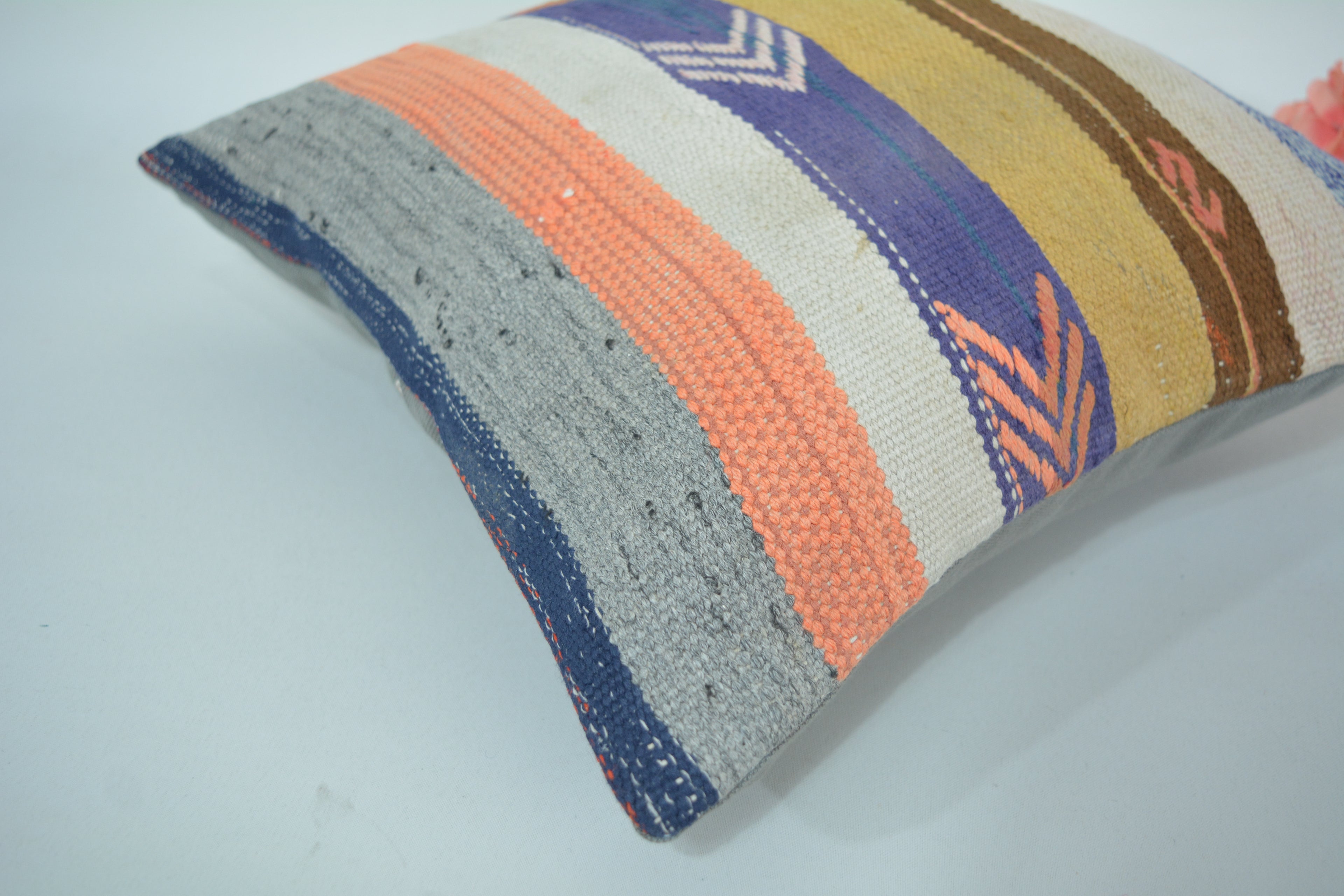 Exclusieve Boho Stijl Kelim Kussenhoes 40x40cm. // 16x16in.